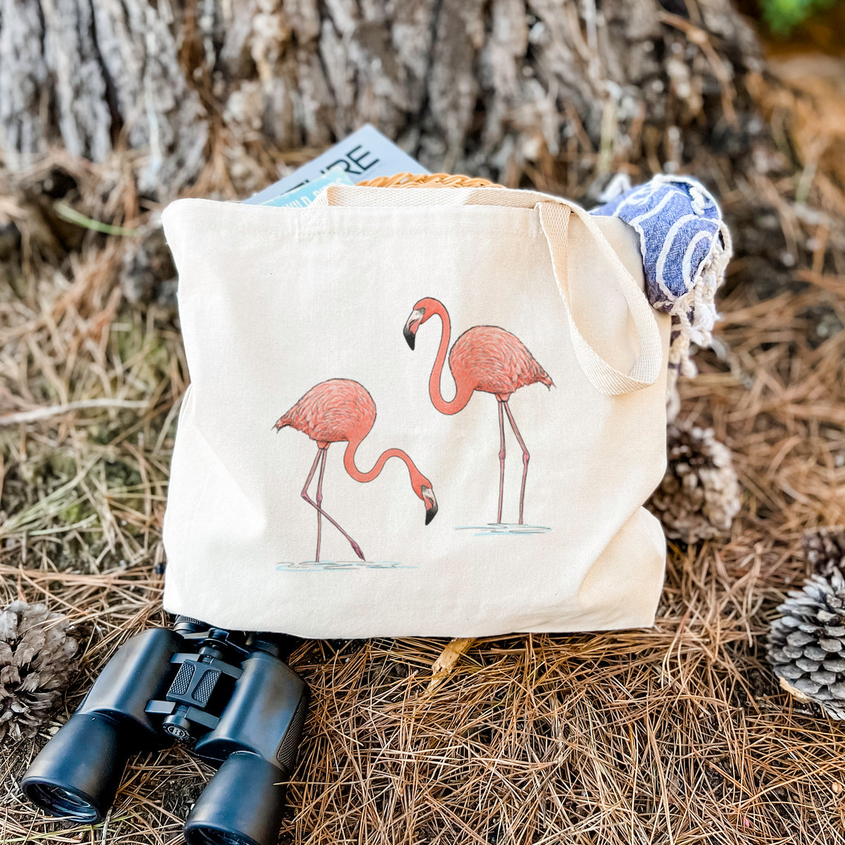 American Flamingos - Phoenicopterus ruber - Tote Bag