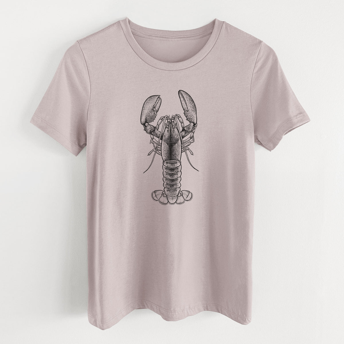 American Lobster - Homarus americanus - Women's Lightweight Relaxed Fit 100% Cotton Crewneck