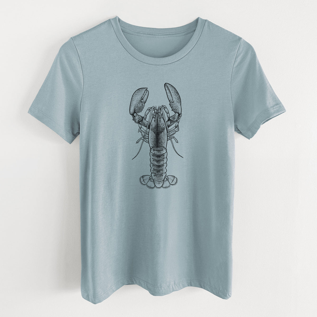 American Lobster - Homarus americanus - Women's Lightweight Relaxed Fit 100% Cotton Crewneck
