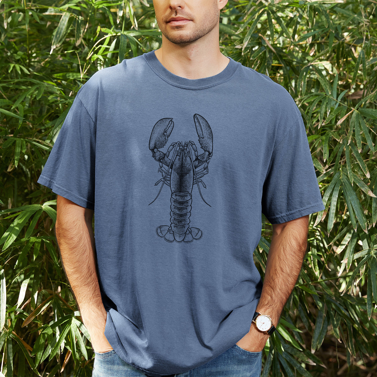 American Lobster - Homarus americanus - Unisex Comfort Colors Garment-Dyed Heavyweight T-shirt