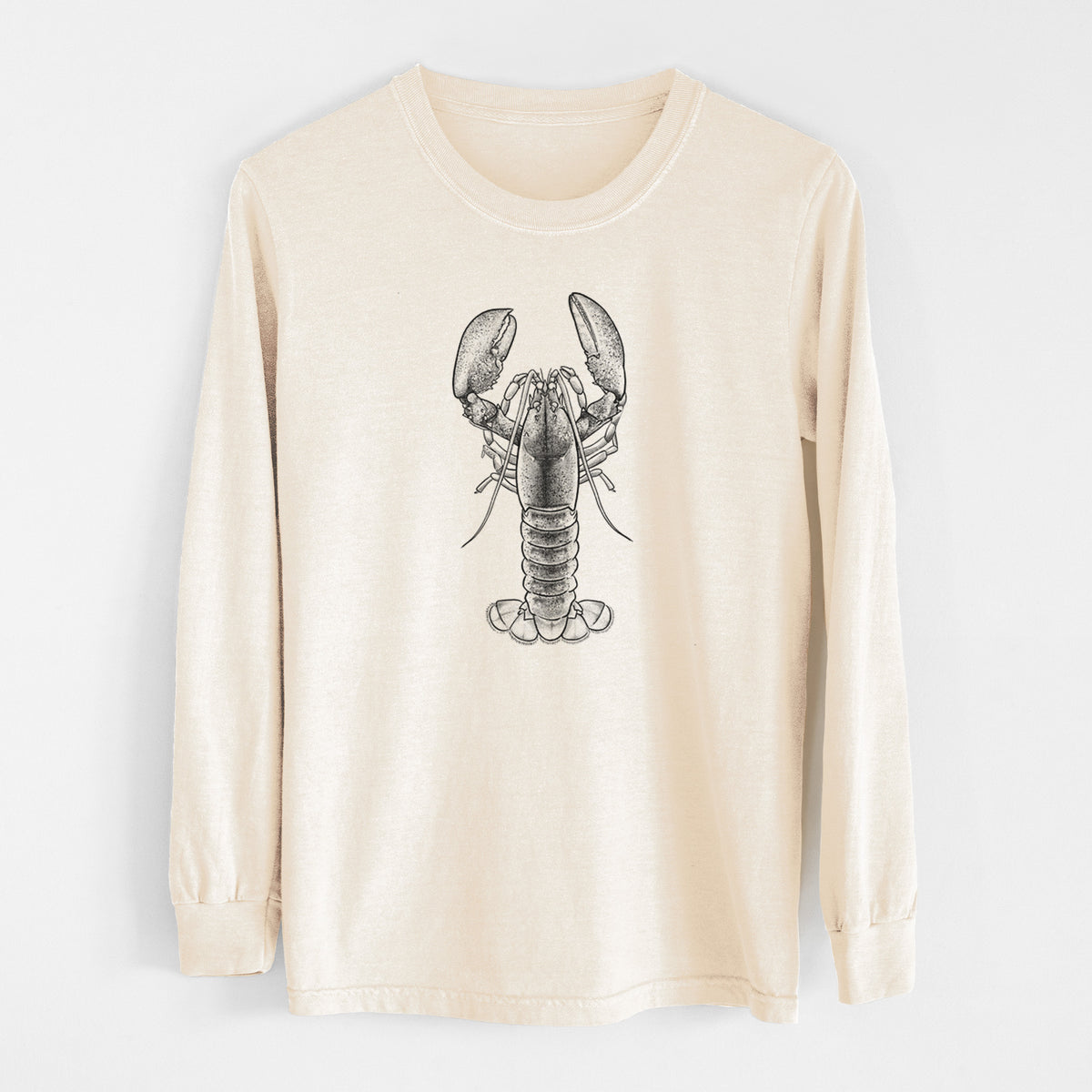 American Lobster - Homarus americanus - Unisex Comfort Colors 100% Cotton Long Sleeve