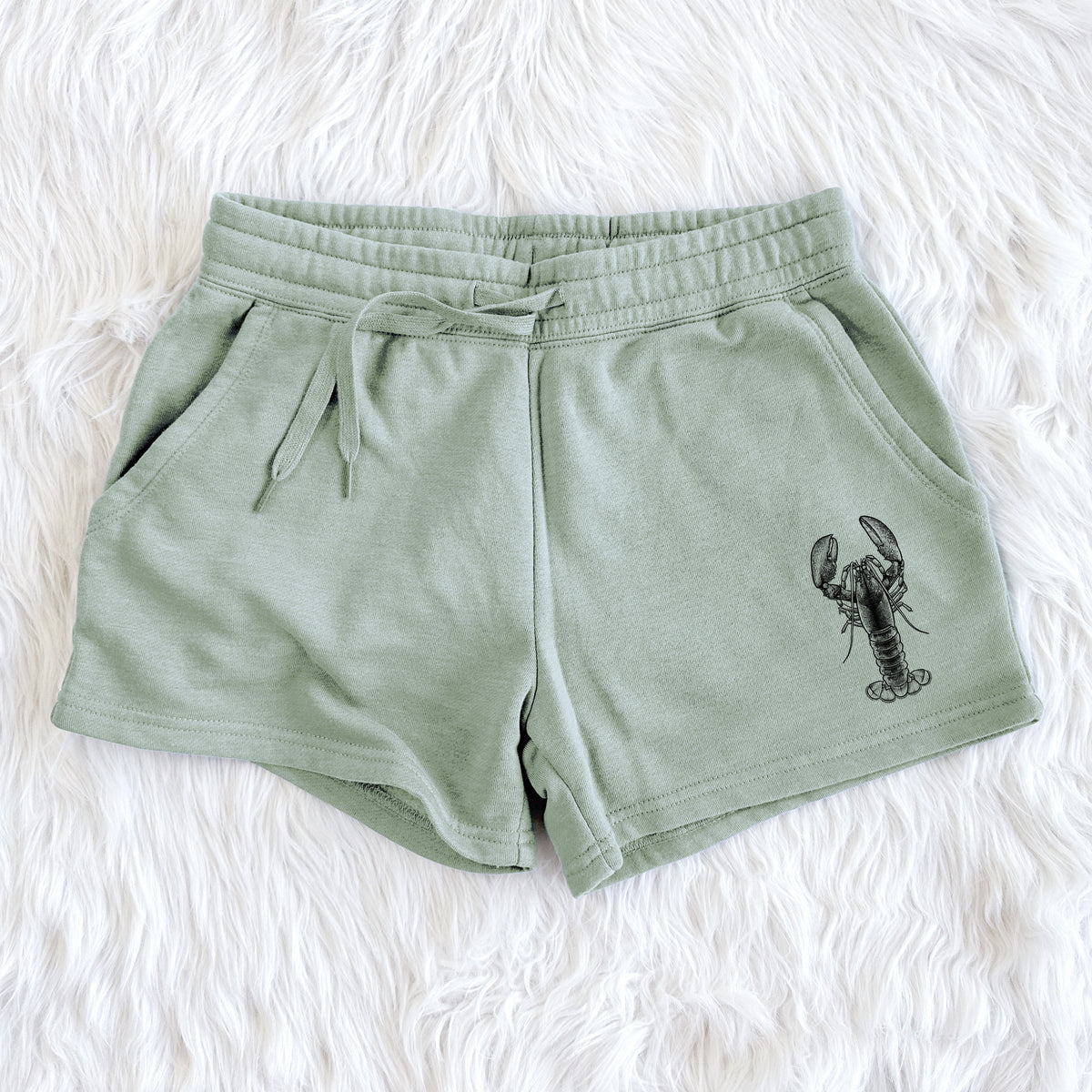 American Lobster - Homarus americanus - Women's Cali Wave Shorts