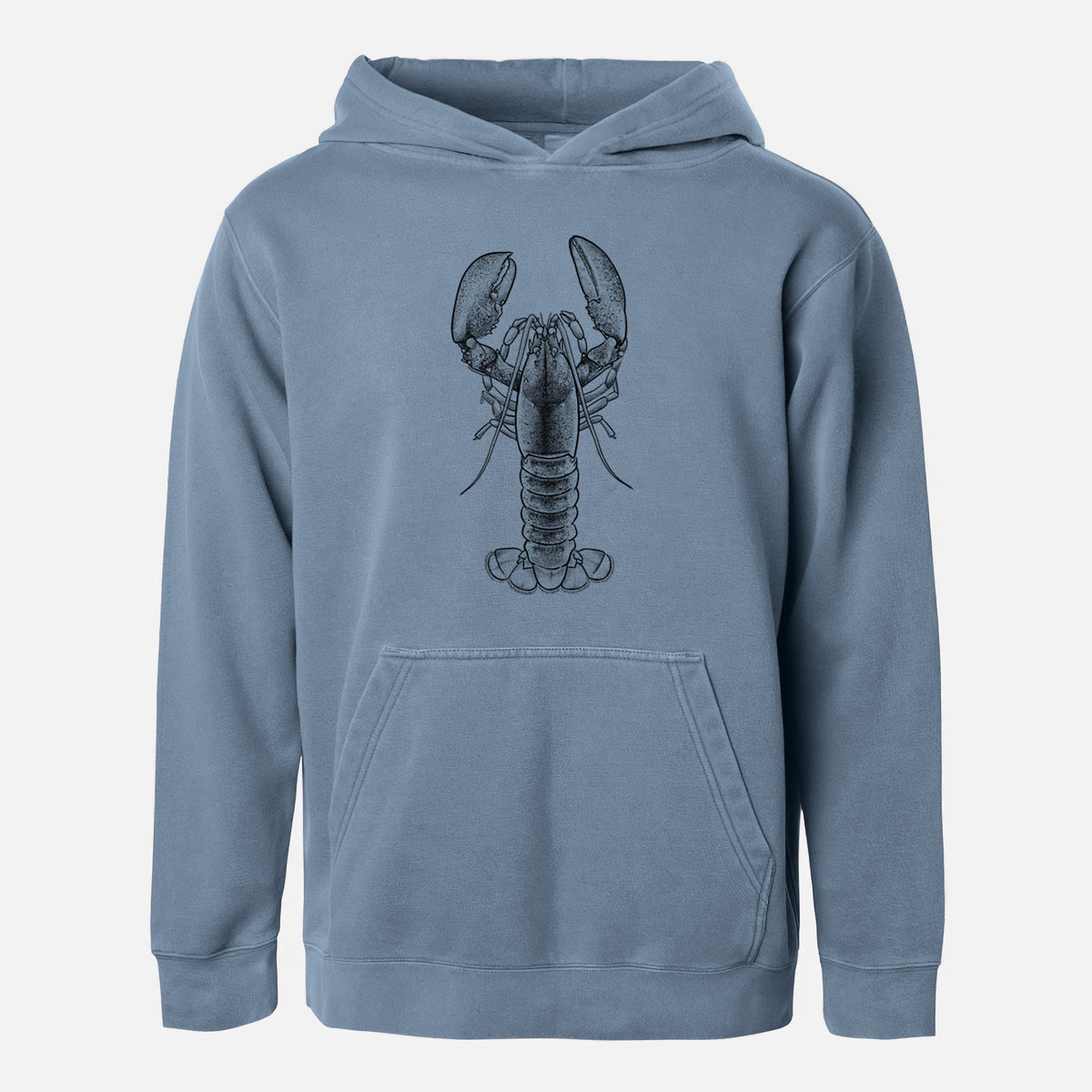 American Lobster - Homarus americanus - Youth Pigment Dyed Hoodie