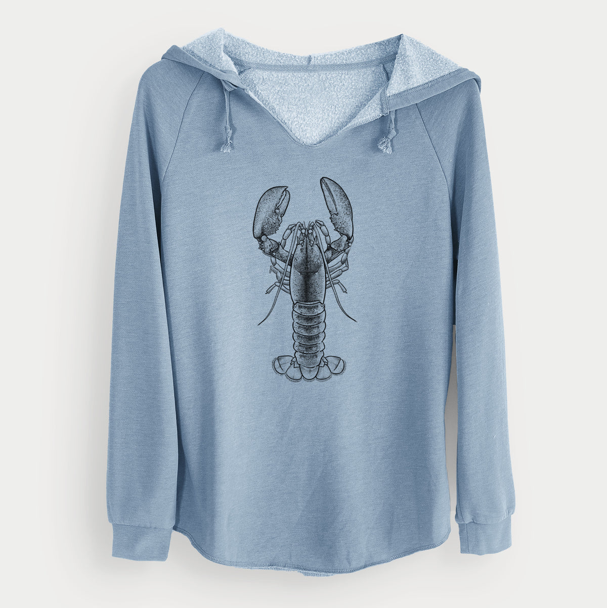 American Lobster - Homarus americanus - Cali Wave Hooded Sweatshirt