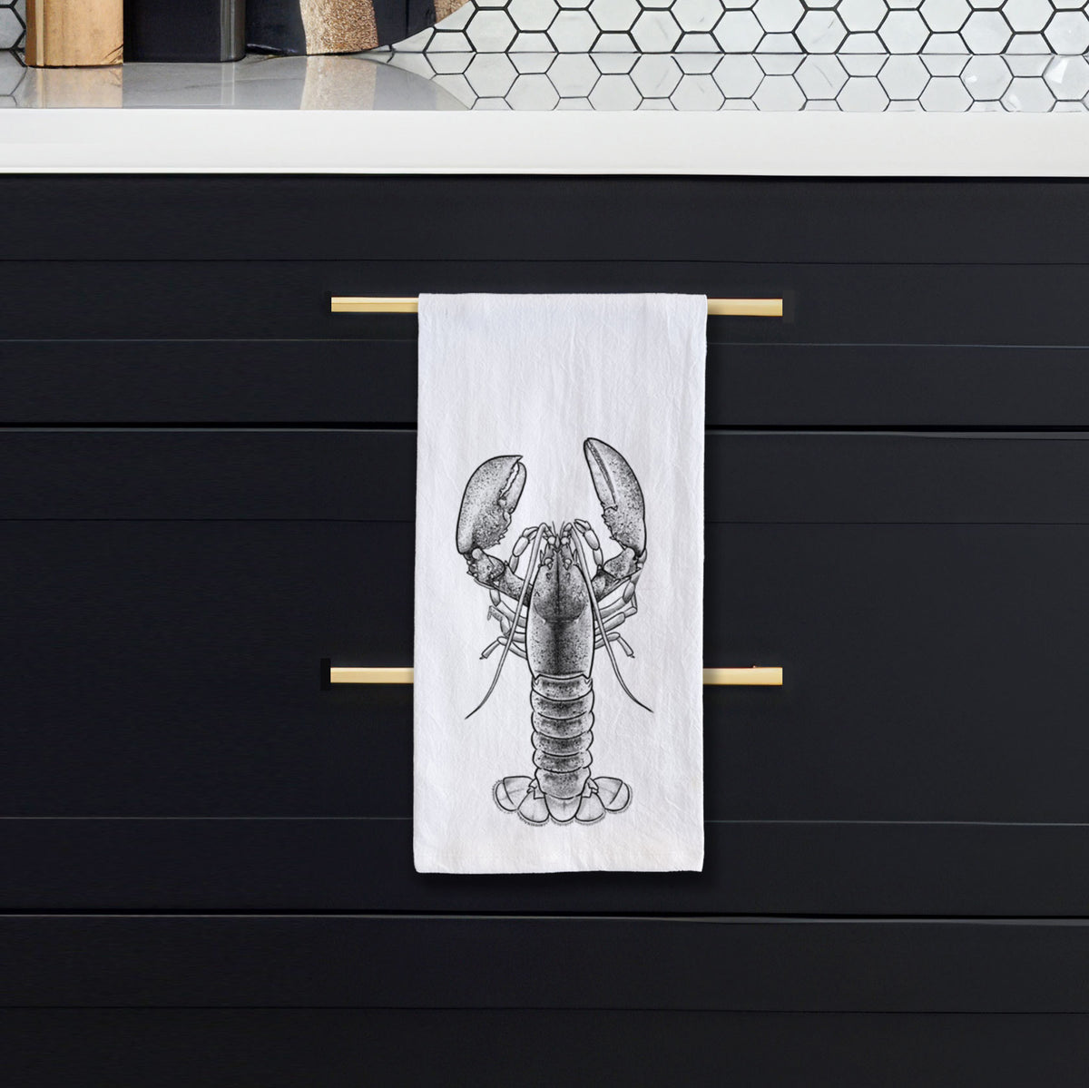 American Lobster - Homarus americanus Tea Towel