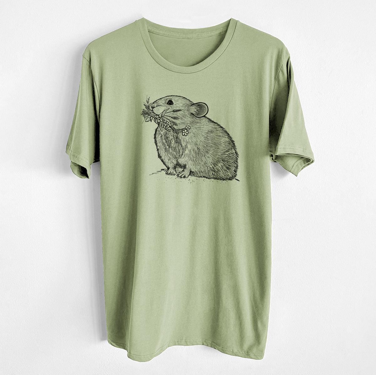 CLOSEOUT - Ochotona princeps - American Pika - Unisex Crewneck - Made in USA - 100% Organic Cotton