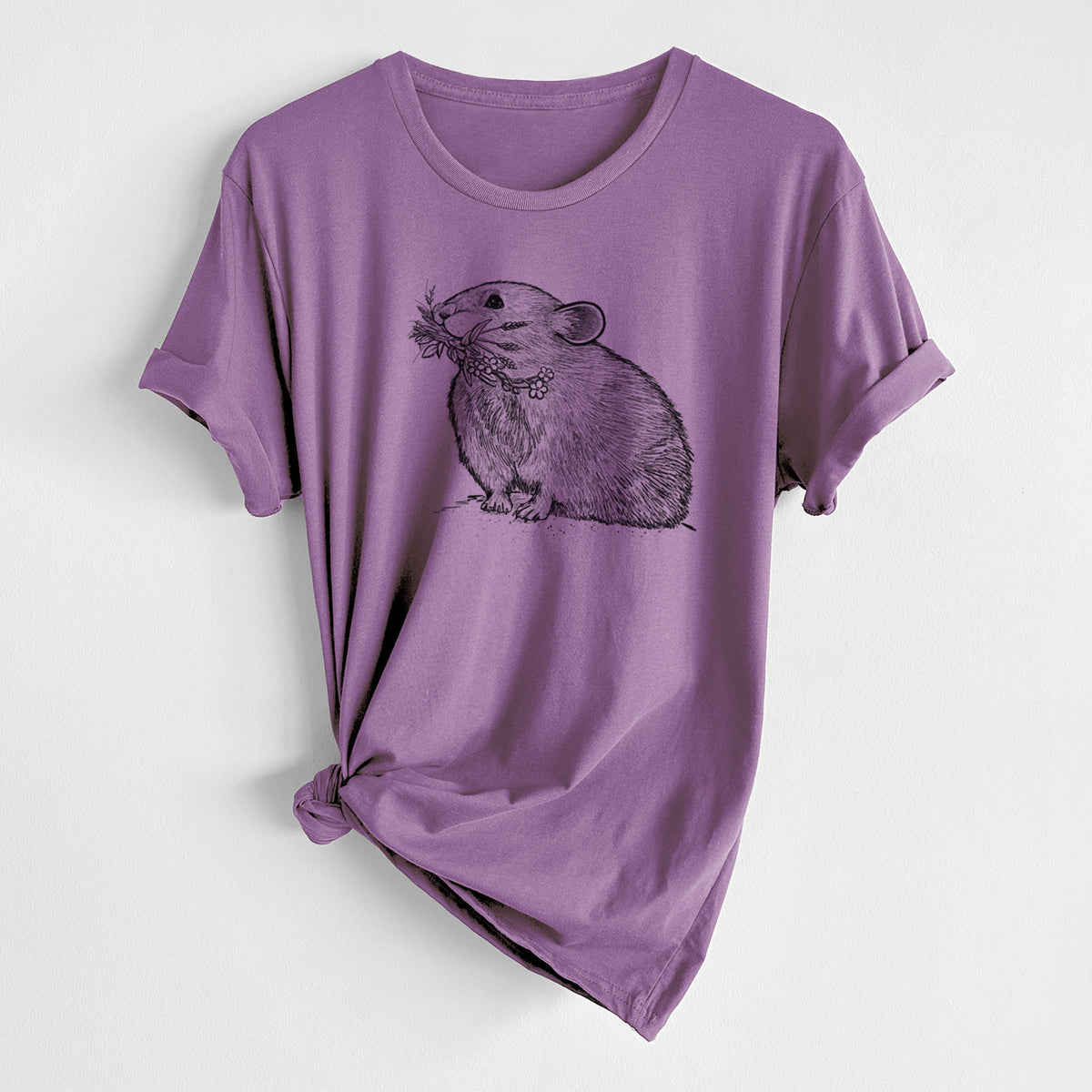 CLOSEOUT - Ochotona princeps - American Pika - Unisex Crewneck - Made in USA - 100% Organic Cotton