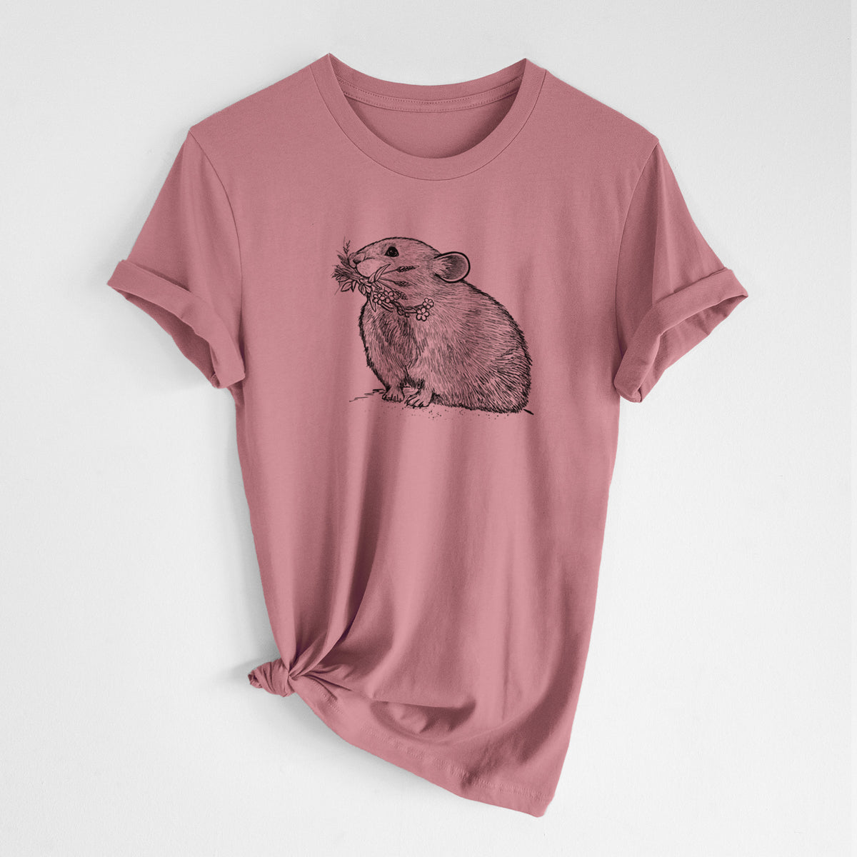 Ochotona princeps - American Pika - Lightweight 100% Cotton Unisex Crewneck