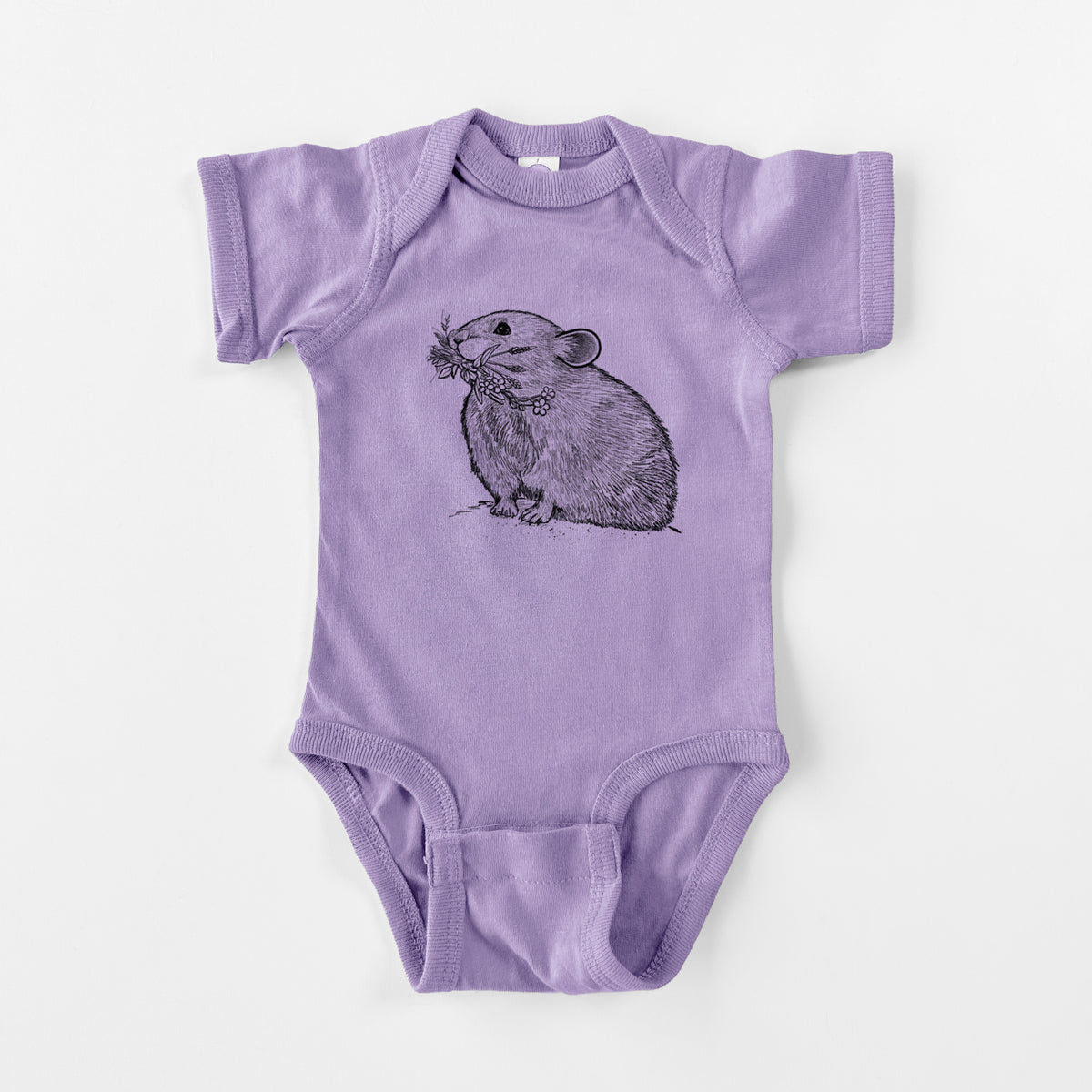 Ochotona princeps - American Pika - Baby Fine Jersey Bodysuit