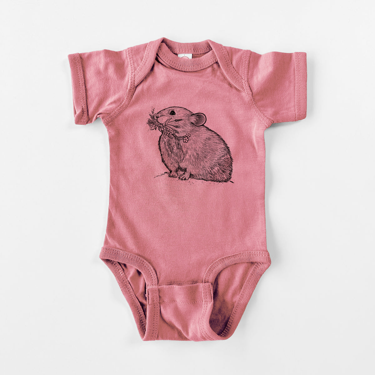 Ochotona princeps - American Pika - Baby Fine Jersey Bodysuit