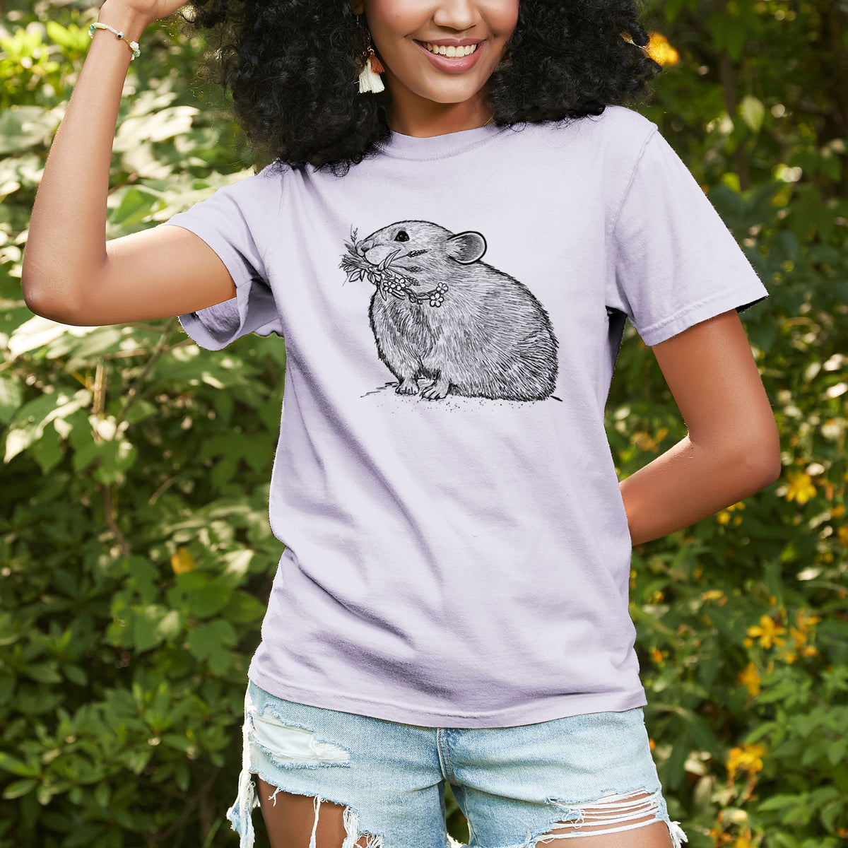 Ochotona princeps - American Pika - Unisex Comfort Colors Garment-Dyed Heavyweight T-shirt