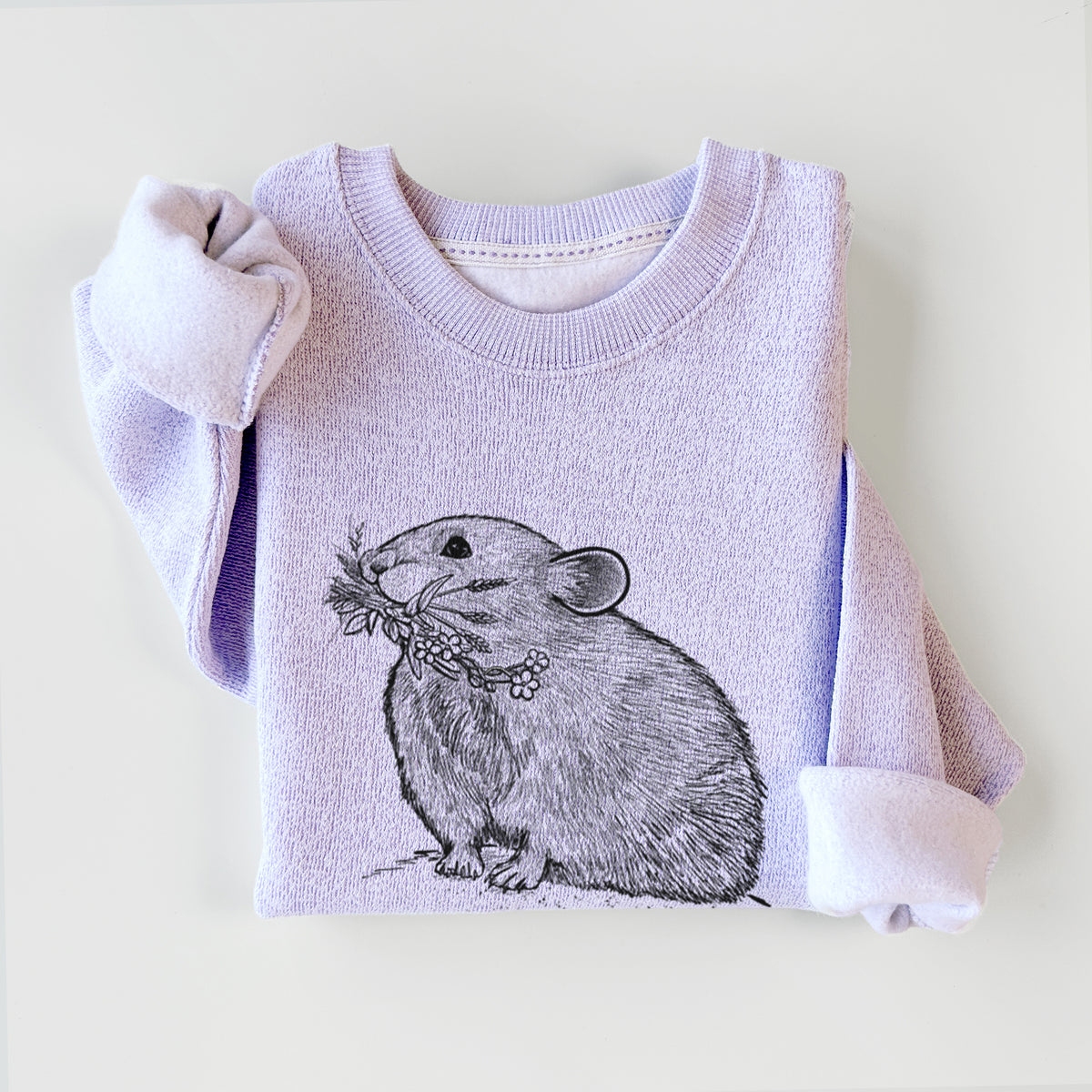 Ochotona princeps - American Pika - Knit Sweatshirt