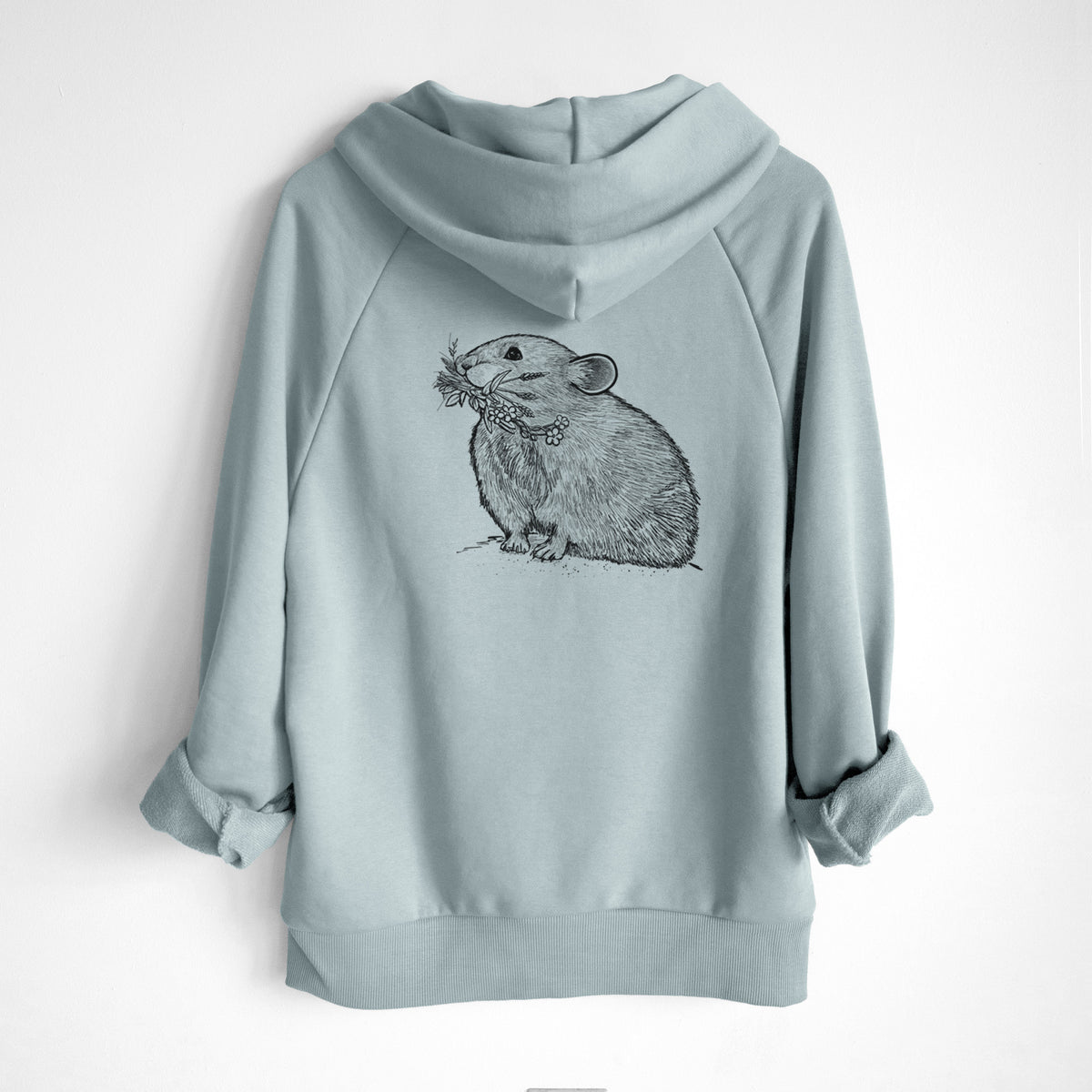 Ochotona princeps - American Pika - UltraLuxe Heavyweight French Terry Hoodie