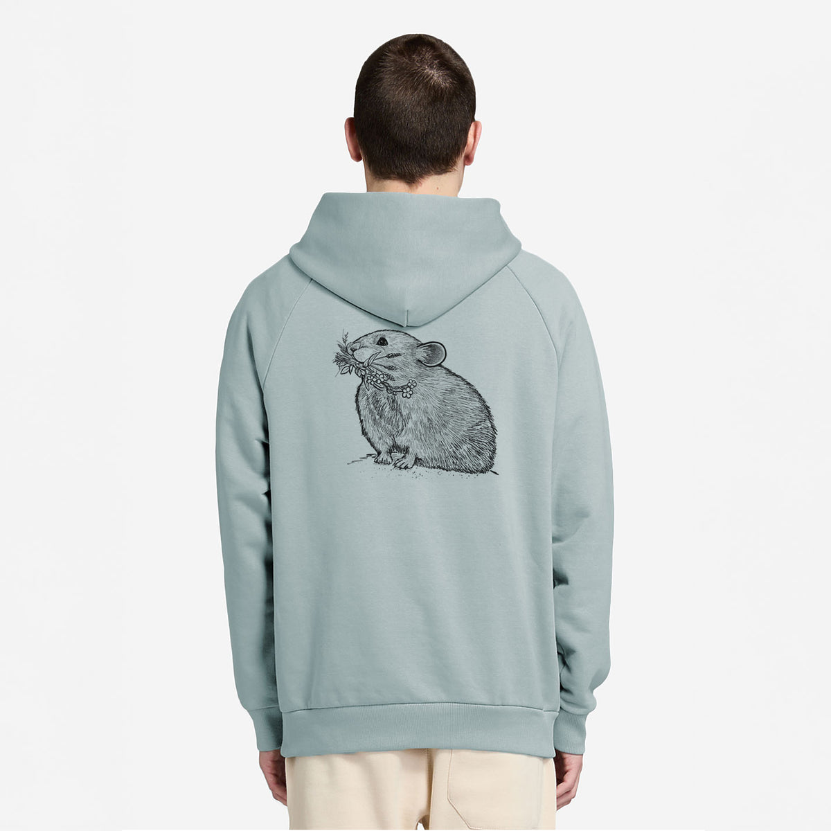 Ochotona princeps - American Pika - UltraLuxe Heavyweight French Terry Hoodie