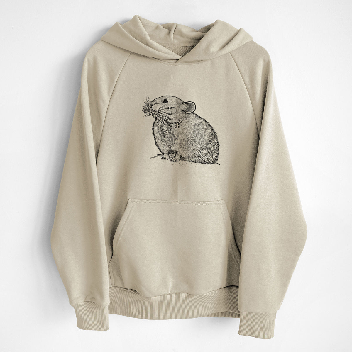 Ochotona princeps - American Pika - UltraLuxe Heavyweight French Terry Hoodie