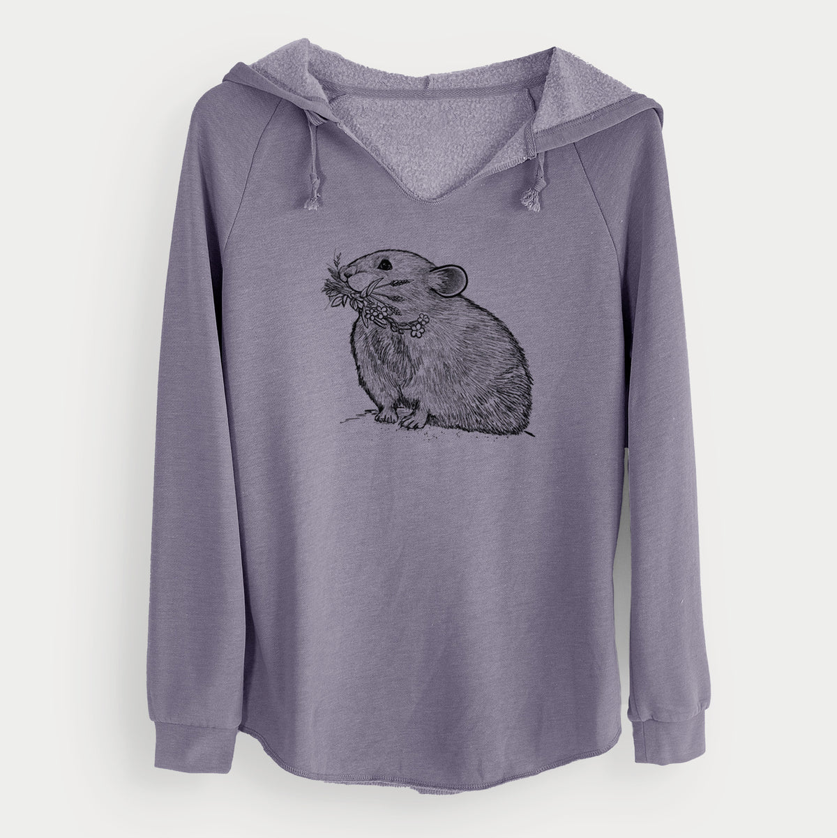 Ochotona princeps - American Pika - Cali Wave Hooded Sweatshirt