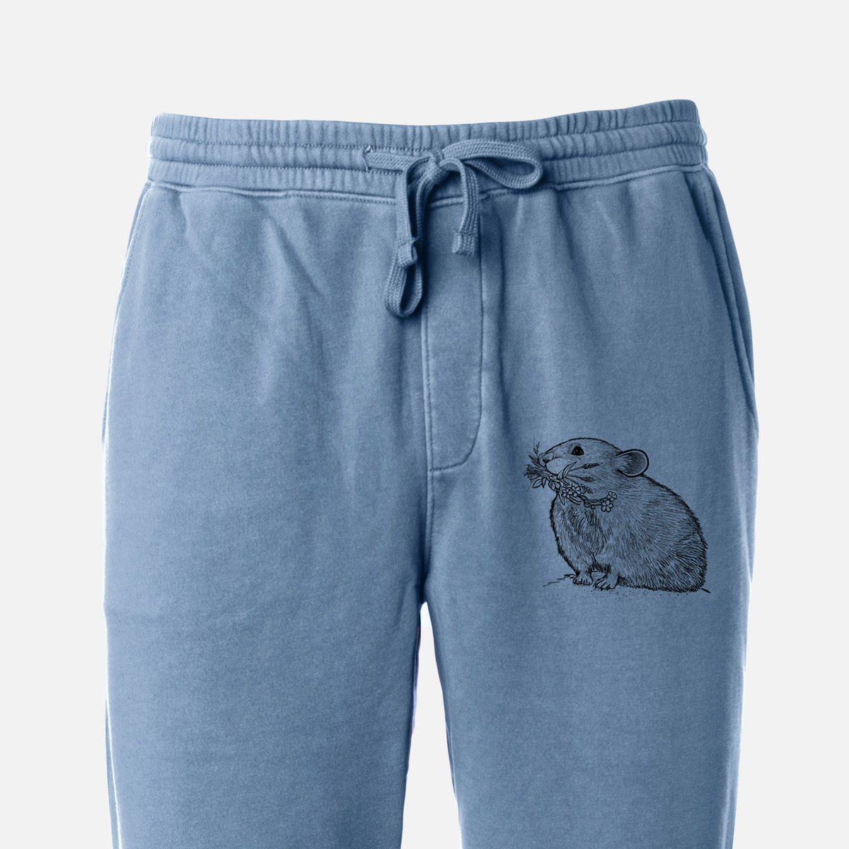 Ochotona princeps - American Pika - Unisex Pigment Dyed Sweatpants