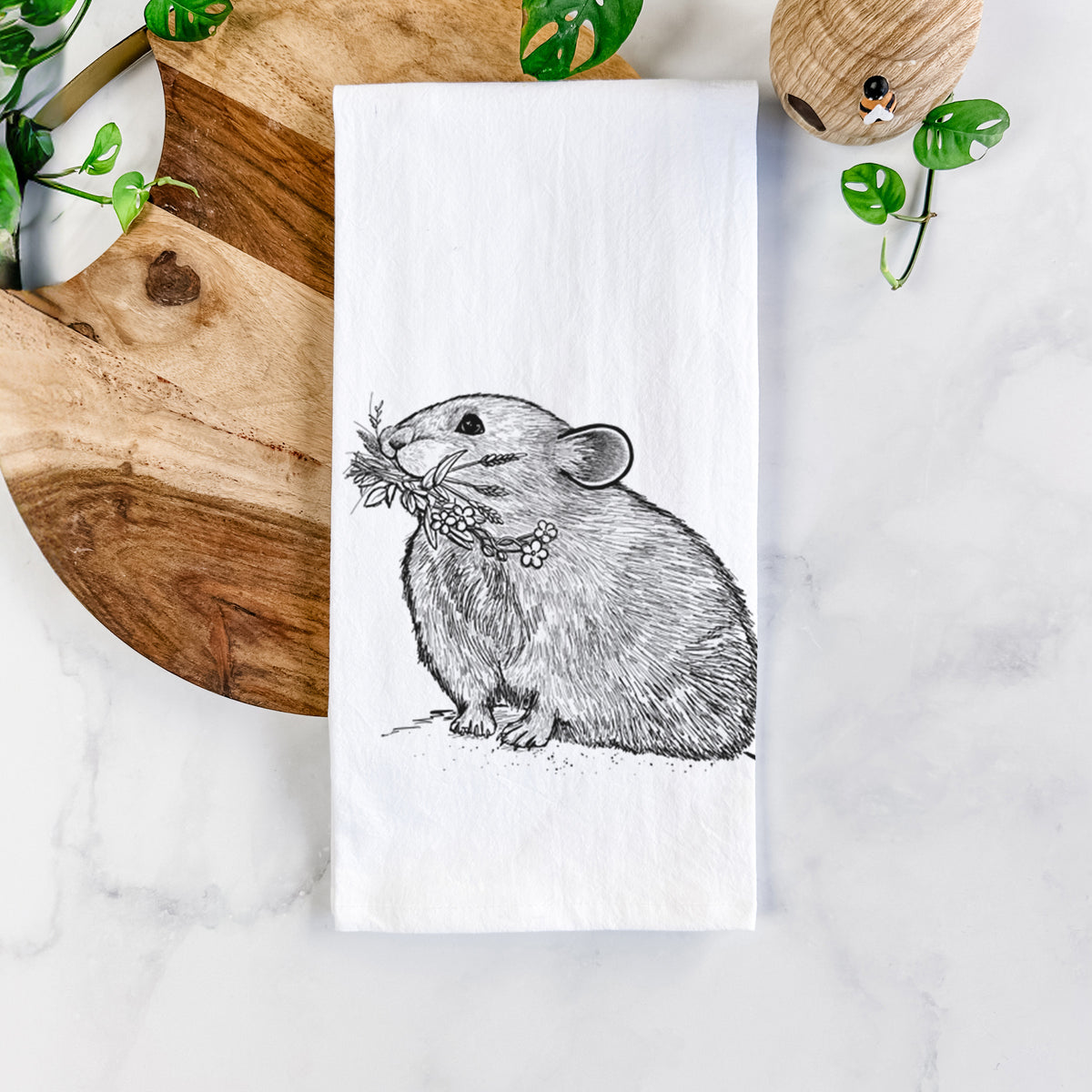 Ochotona princeps - American Pika Tea Towel