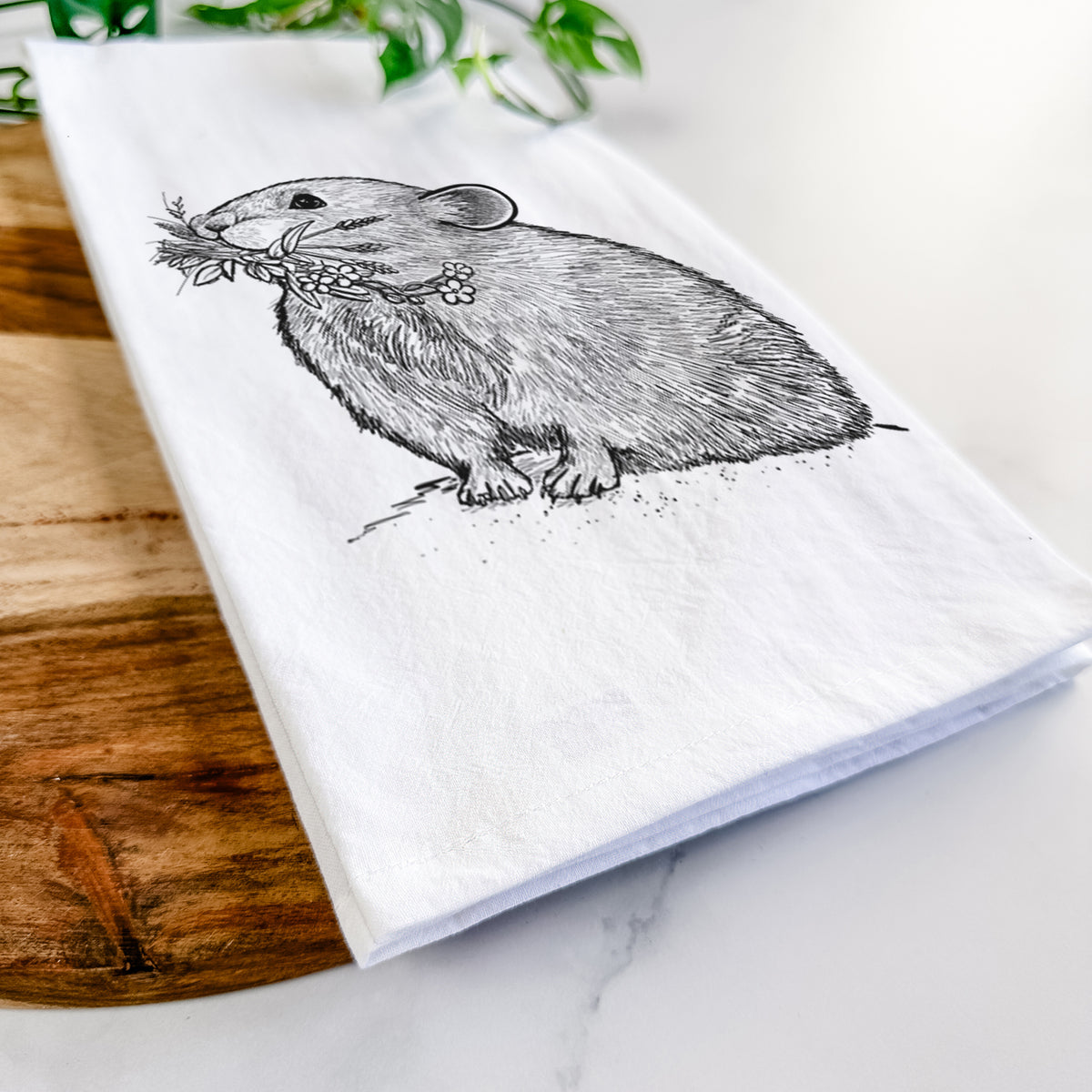 Ochotona princeps - American Pika Tea Towel