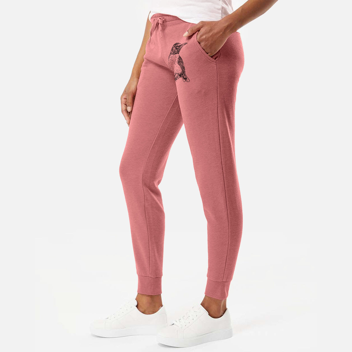 American Robin - Turdus migratorius - Women&#39;s Cali Wave Jogger Sweatpants