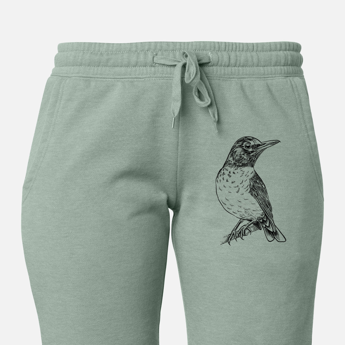 American Robin - Turdus migratorius - Women&#39;s Cali Wave Jogger Sweatpants