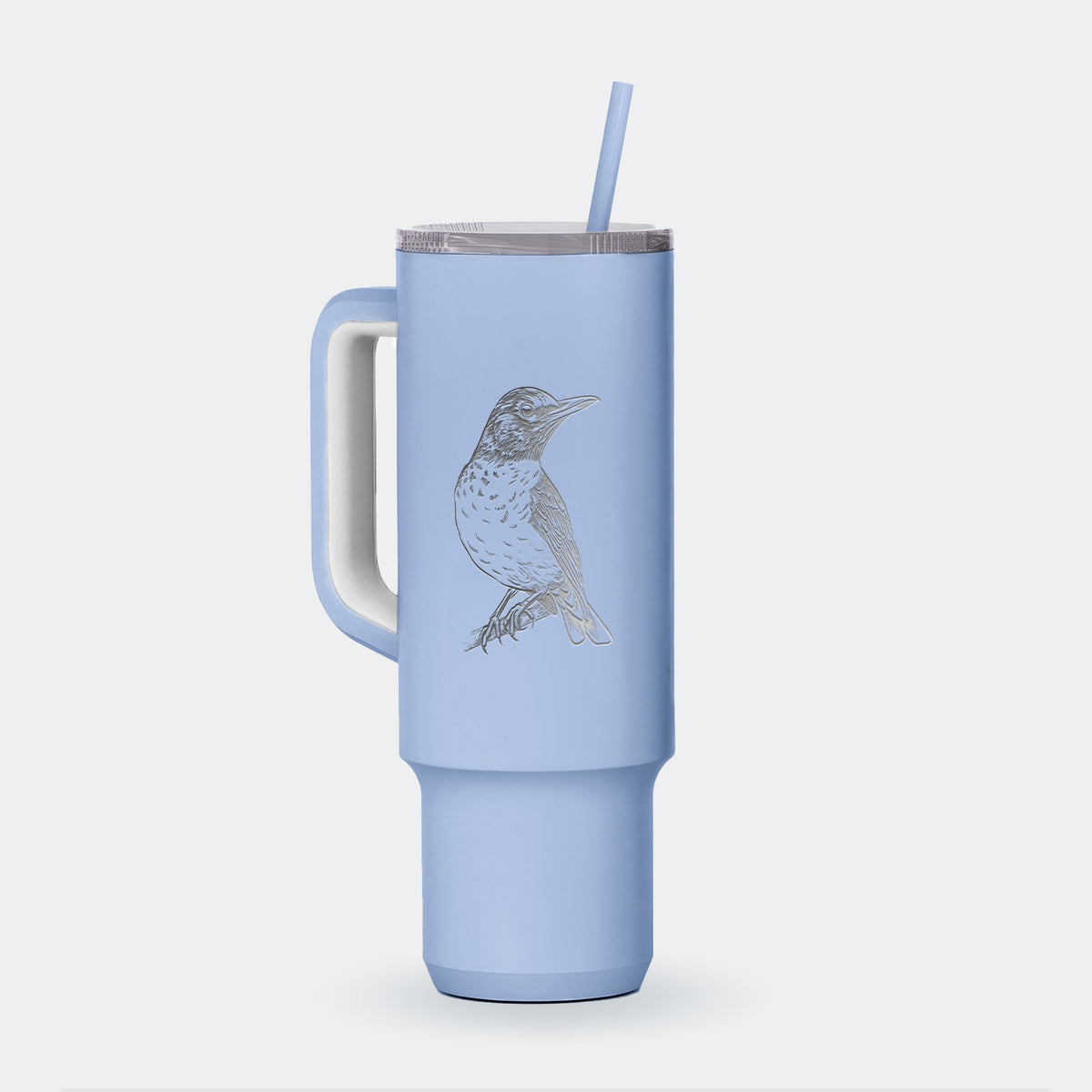 American Robin - Turdus migratorius - 40oz Skinny Recharge Tumbler