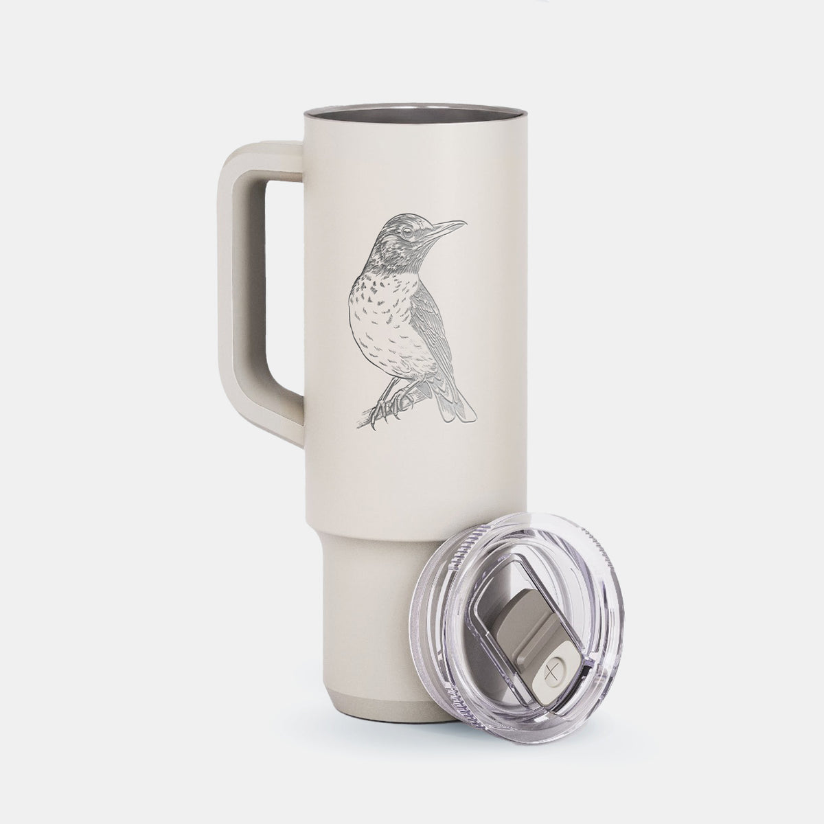 American Robin - Turdus migratorius - 40oz Skinny Recharge Tumbler