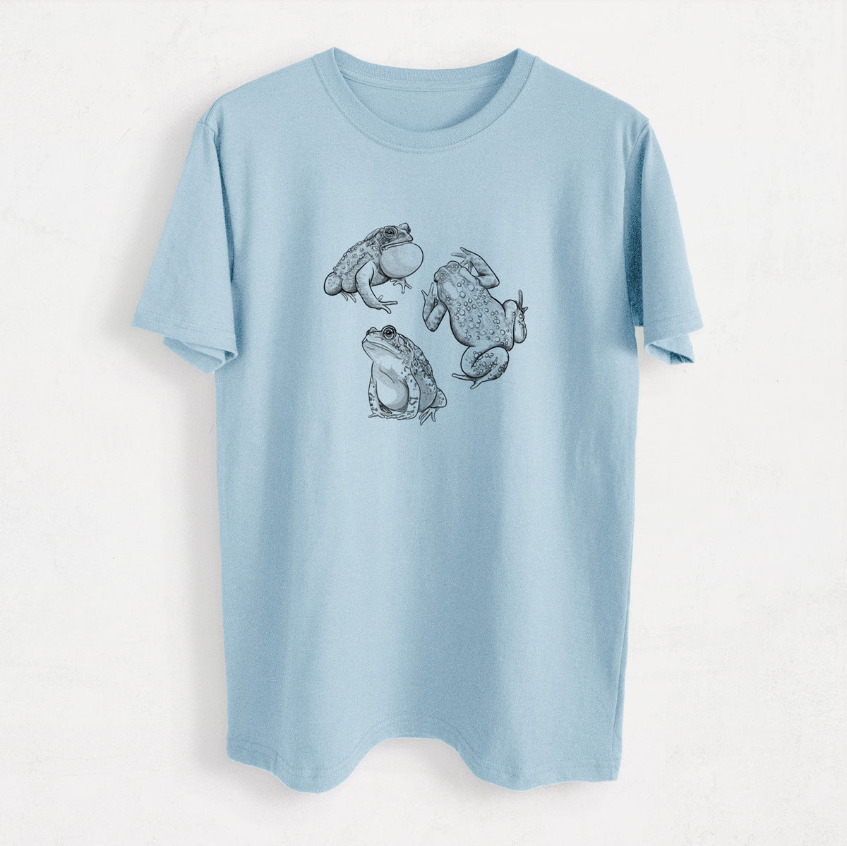 American Toads - Anaxyrus americanus - Heavyweight Men&#39;s 100% Organic Cotton Tee