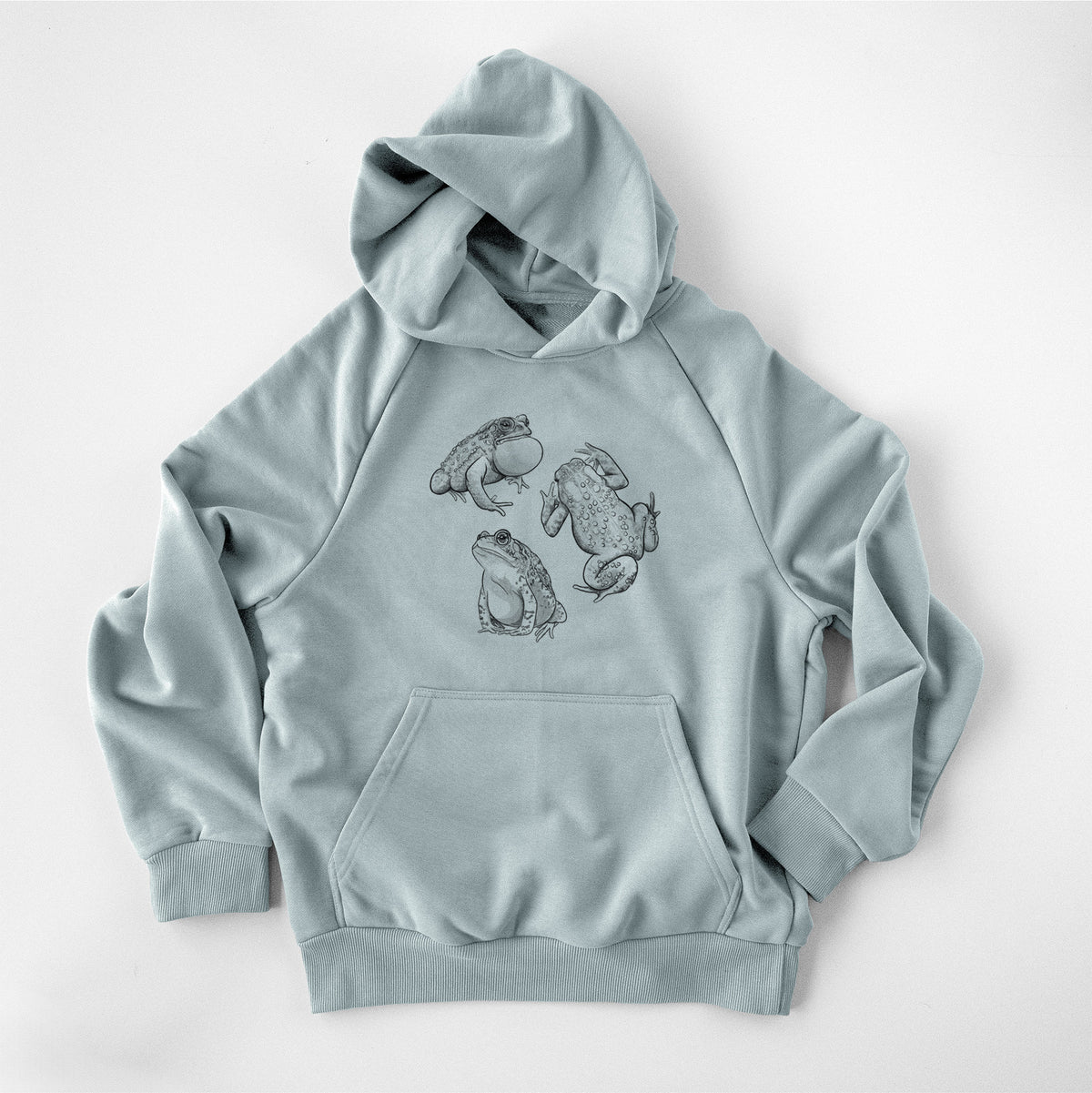 American Toads - Anaxyrus americanus - UltraLuxe Heavyweight French Terry Hoodie