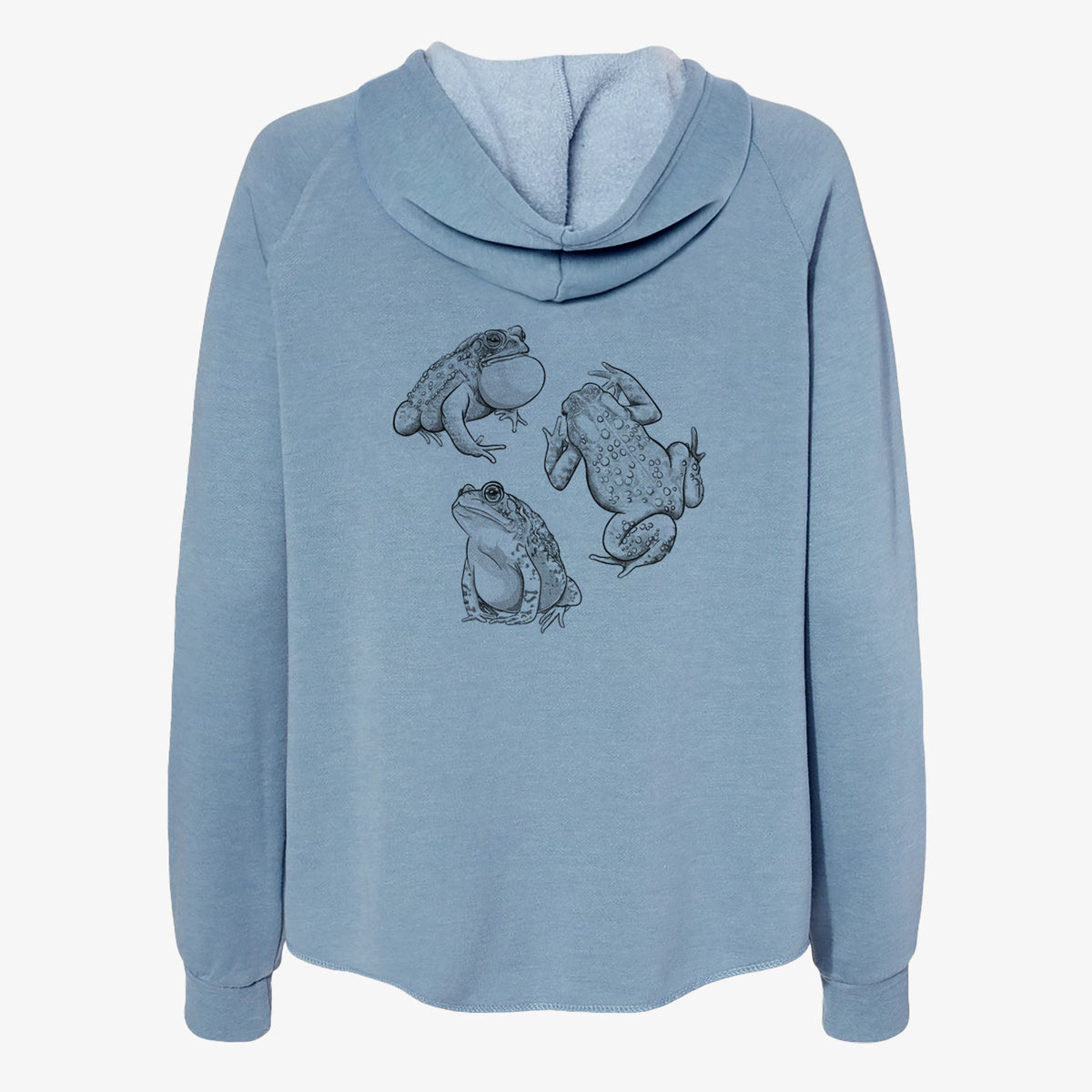 American Toads - Anaxyrus americanus - Women's Cali Wave Zip-Up Sweatshirt