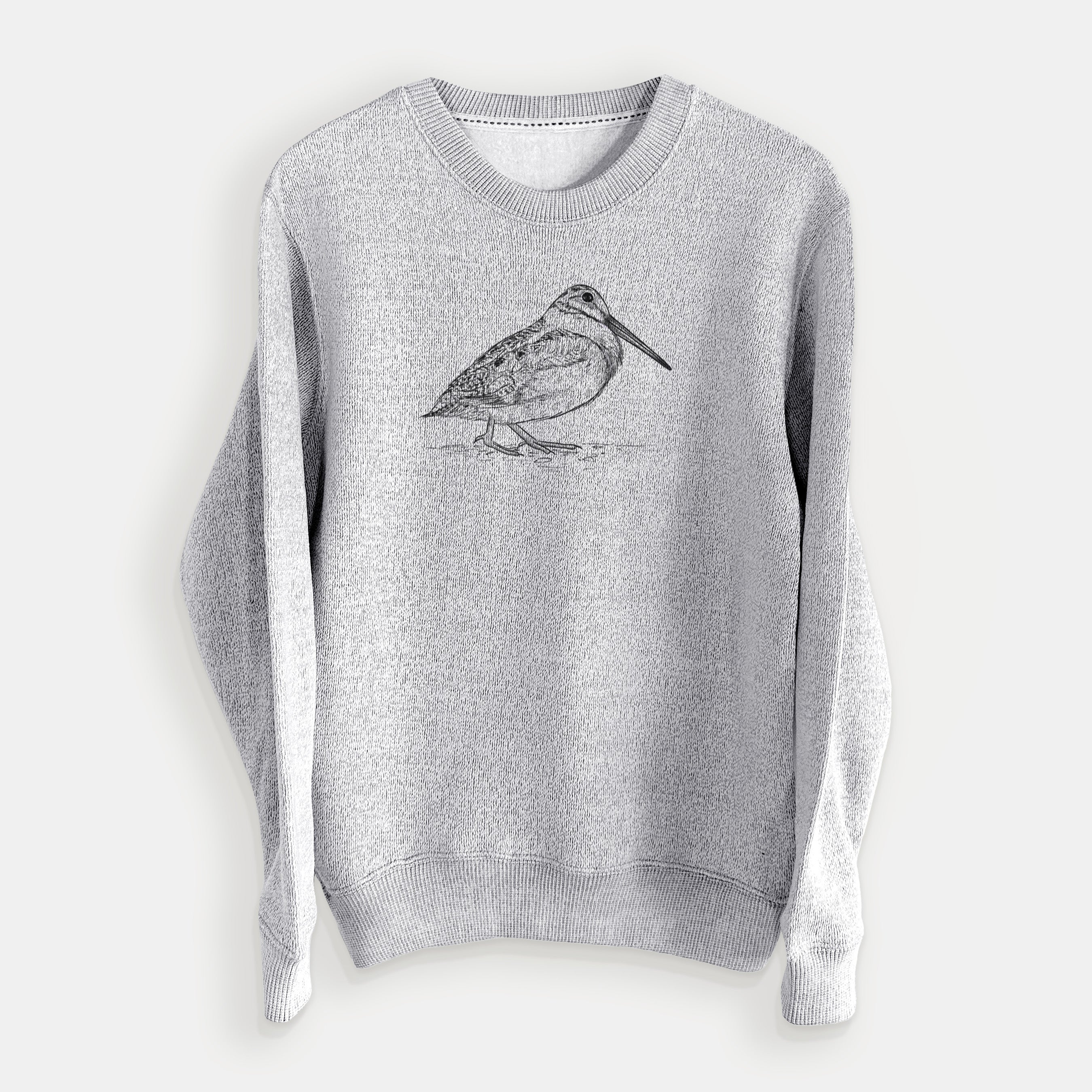 American Woodcock - Scolopax minor - Knit Sweatshirt
