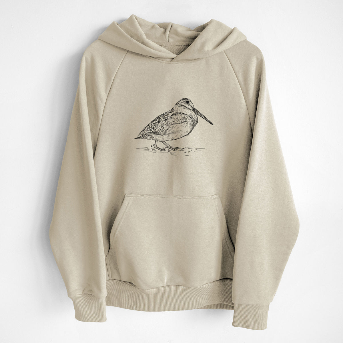American Woodcock - Scolopax minor - UltraLuxe Heavyweight French Terry Hoodie