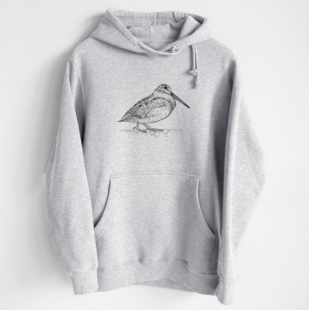 American Woodcock - Scolopax minor - Heavyweight Fleece Hoodie