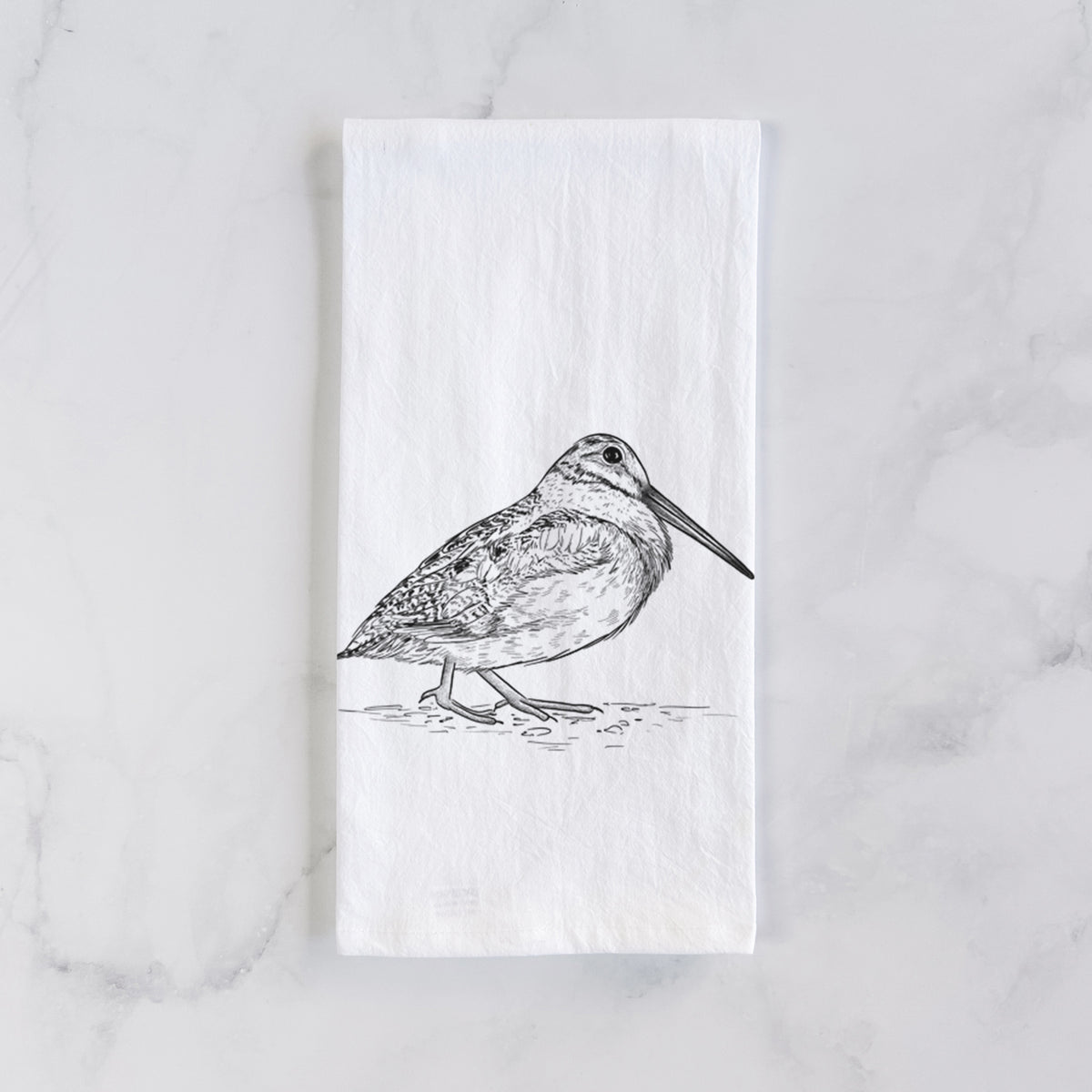 American Woodcock - Scolopax minor Tea Towel