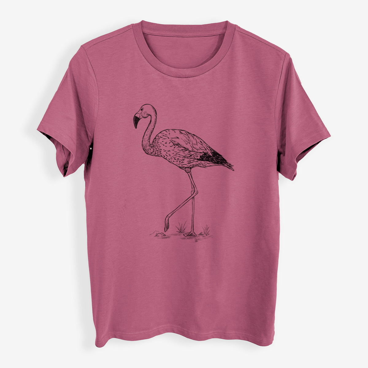 Andean Flamingo - Phoenicoparrus andinus - Womens Everyday Maple Tee