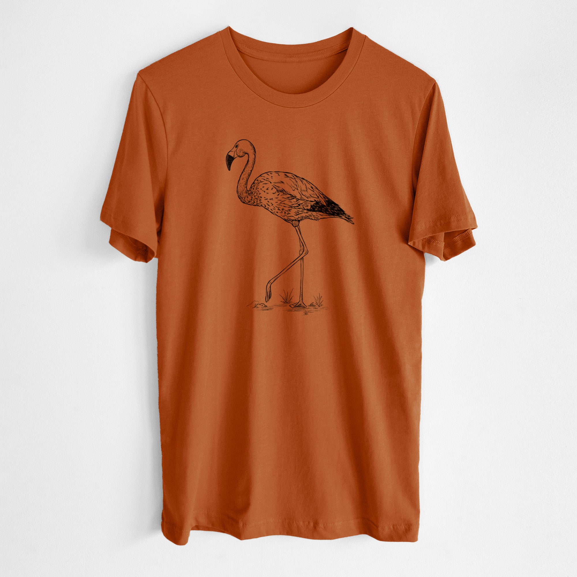 Andean Flamingo - Phoenicoparrus andinus - Lightweight 100% Cotton Unisex Crewneck