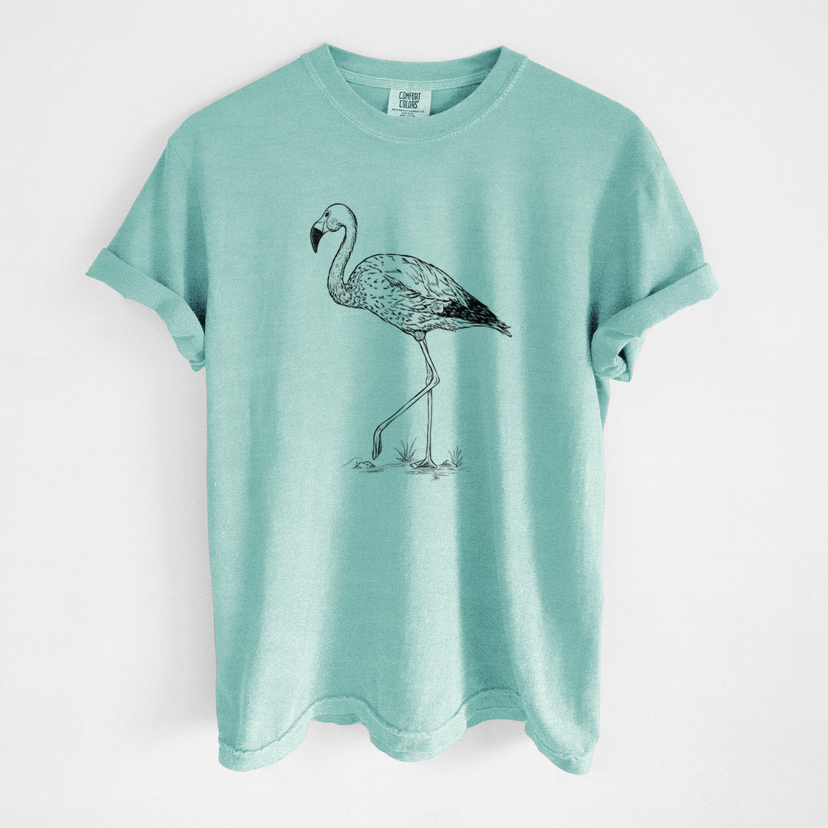 Andean Flamingo - Phoenicoparrus andinus - Unisex Comfort Colors Garment-Dyed Heavyweight T-shirt