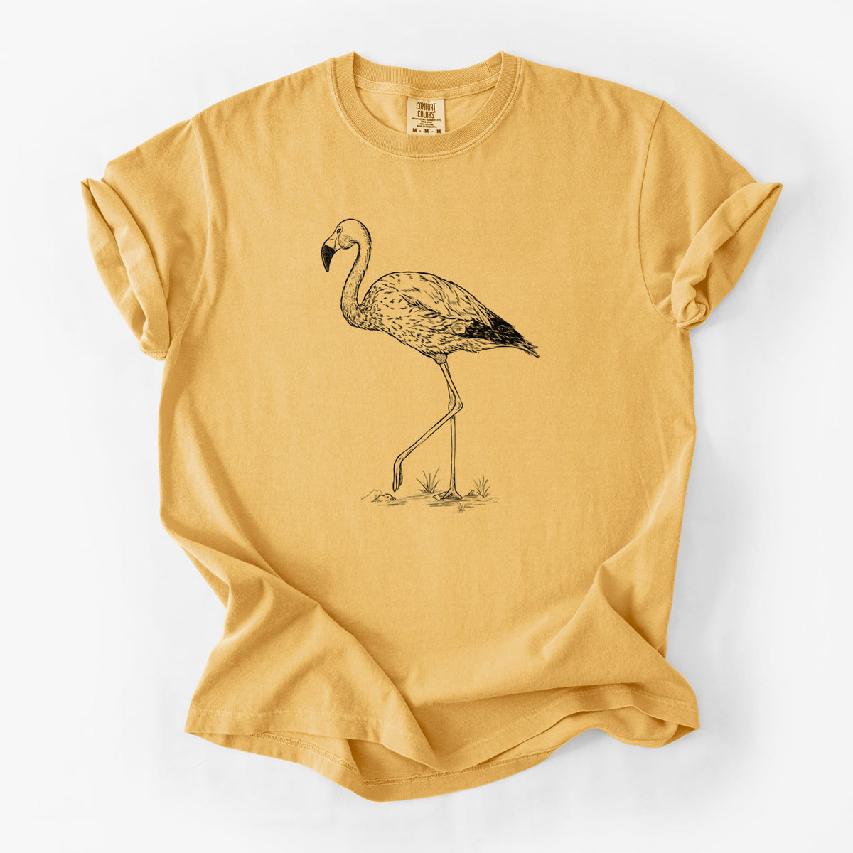 Andean Flamingo - Phoenicoparrus andinus - Unisex Comfort Colors Garment-Dyed Heavyweight T-shirt