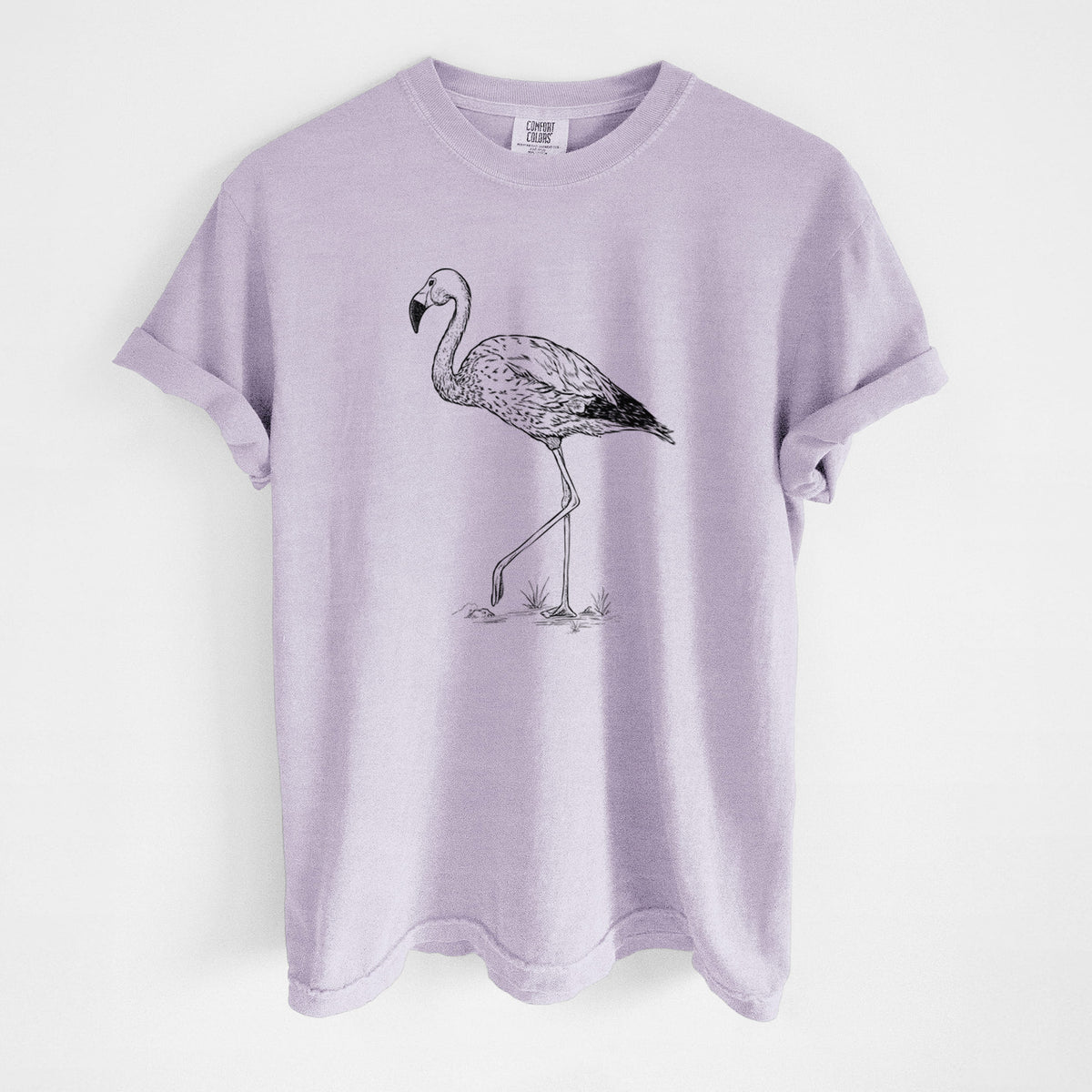 Andean Flamingo - Phoenicoparrus andinus - Unisex Comfort Colors Garment-Dyed Heavyweight T-shirt