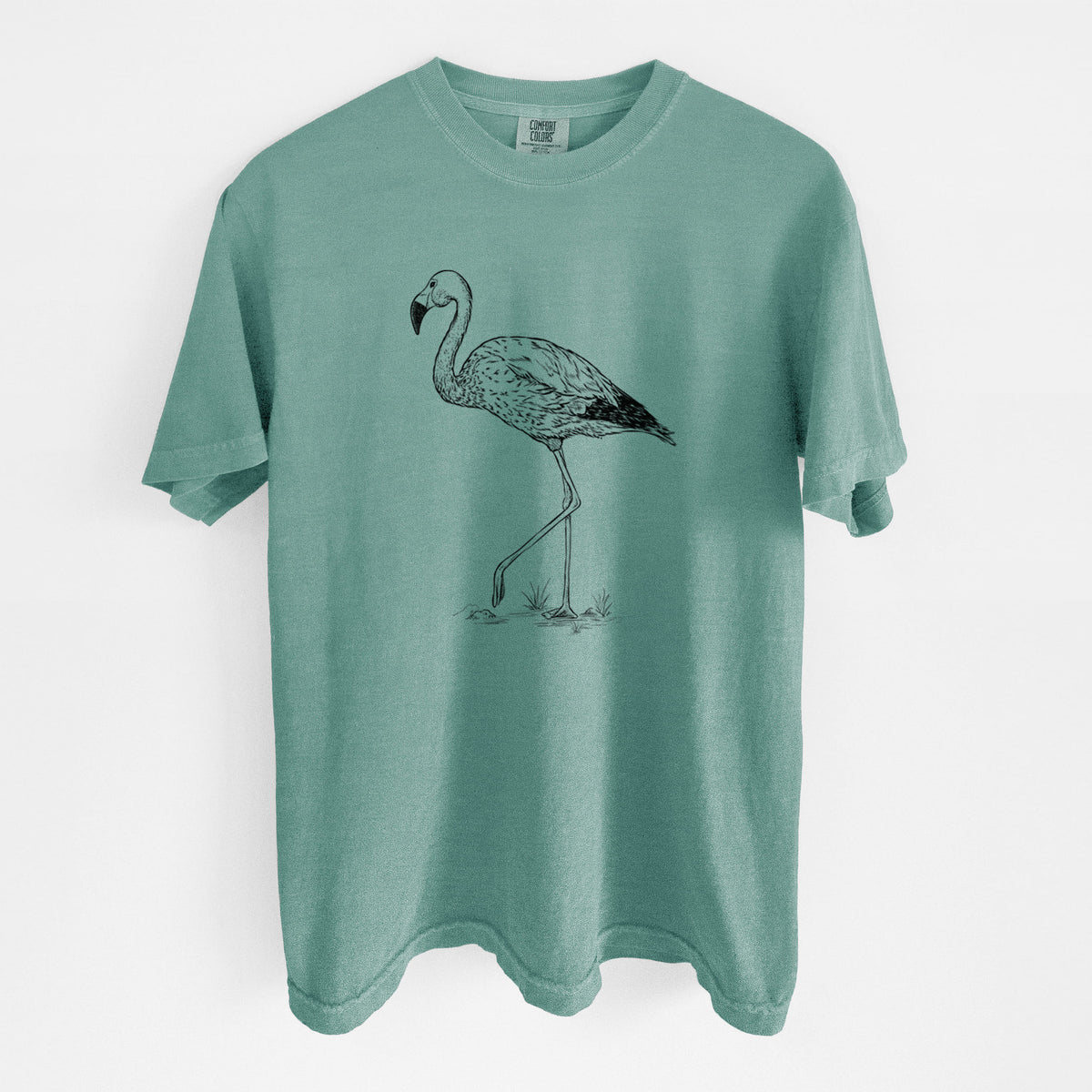 Andean Flamingo - Phoenicoparrus andinus - Unisex Comfort Colors Garment-Dyed Heavyweight T-shirt