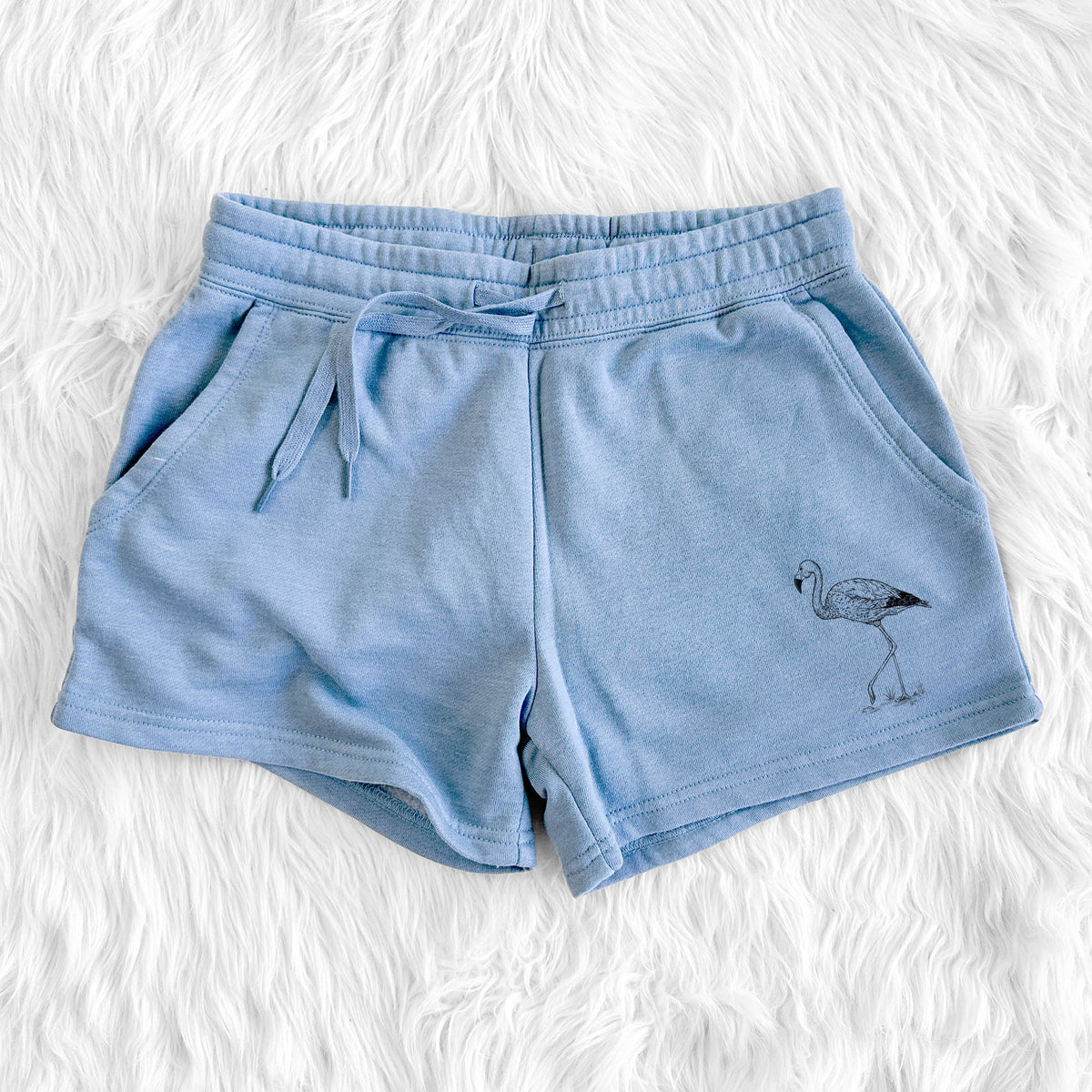 Andean Flamingo - Phoenicoparrus andinus - Women's Cali Wave Shorts