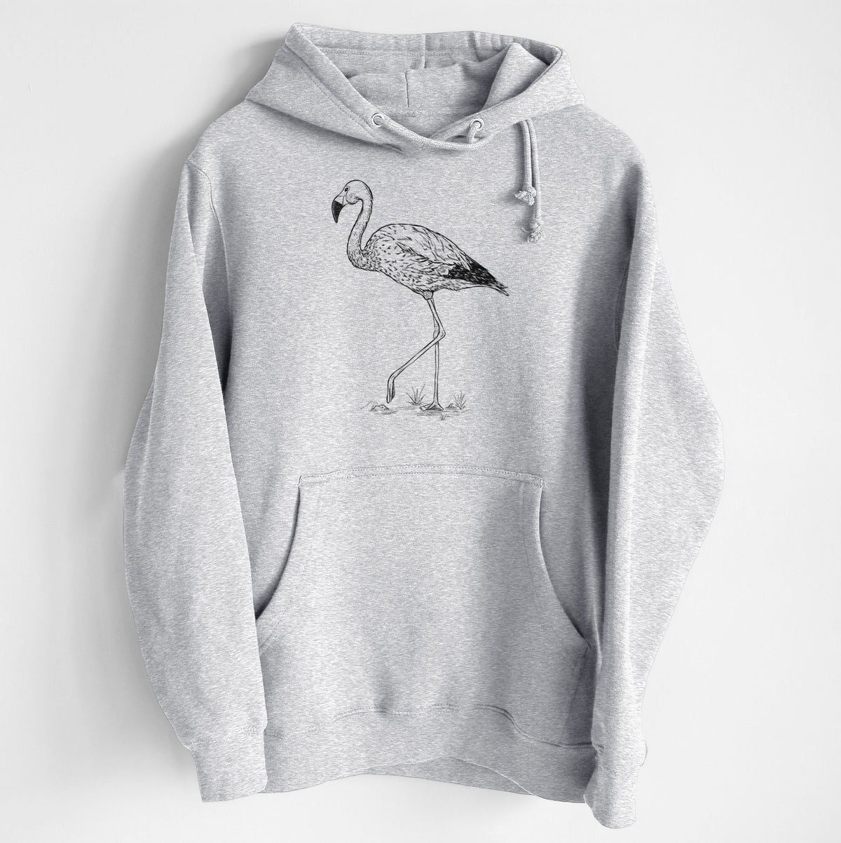 Andean Flamingo - Phoenicoparrus andinus - Heavyweight Fleece Hoodie