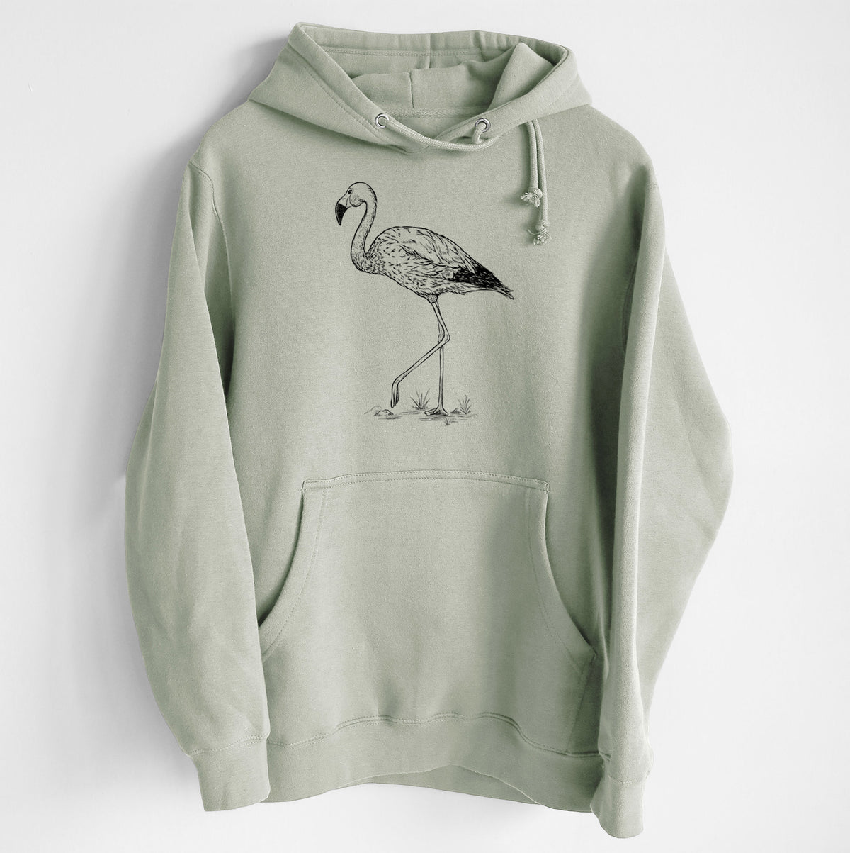 Andean Flamingo - Phoenicoparrus andinus - Heavyweight Fleece Hoodie