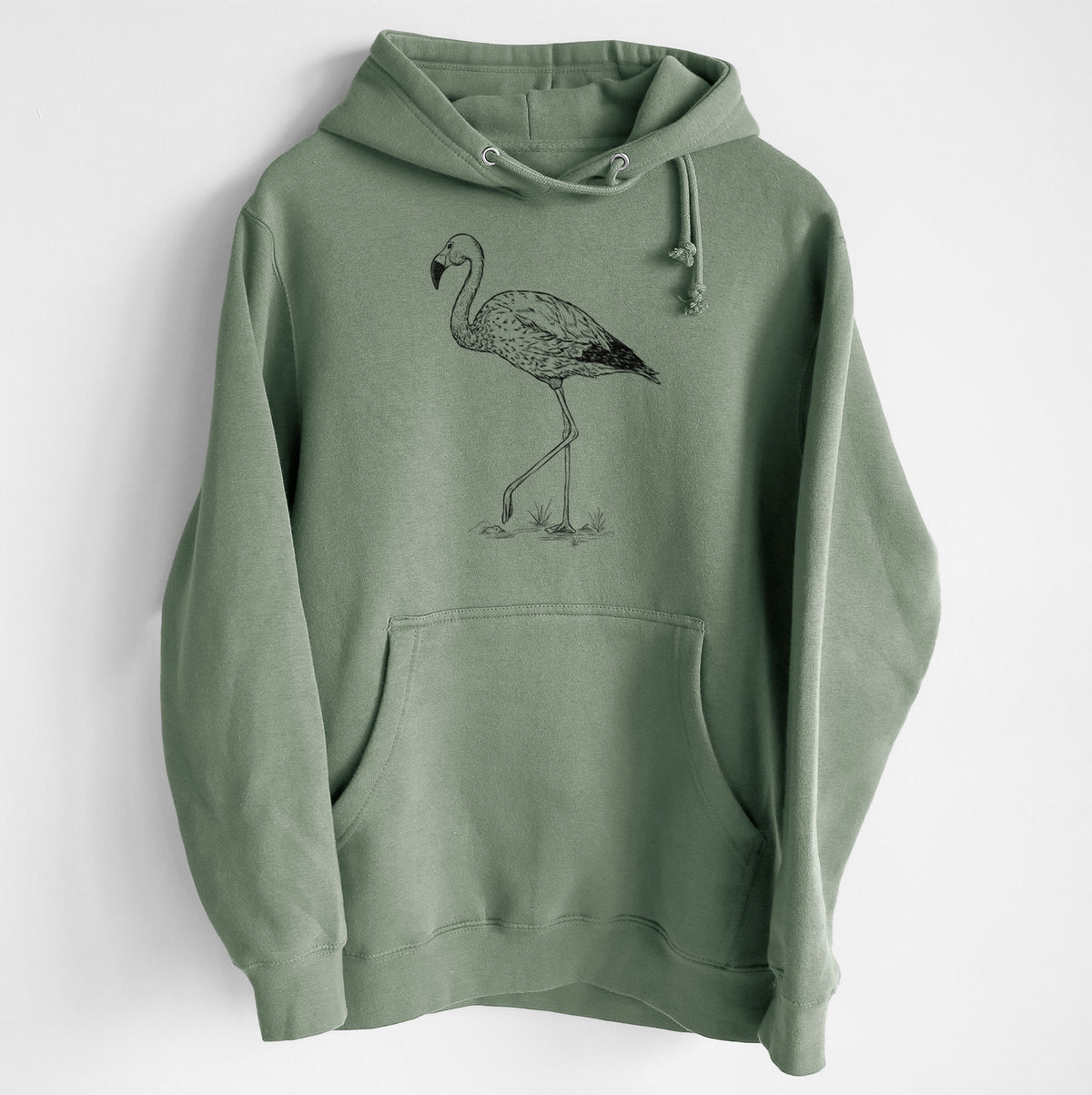 Andean Flamingo - Phoenicoparrus andinus - Heavyweight Fleece Hoodie