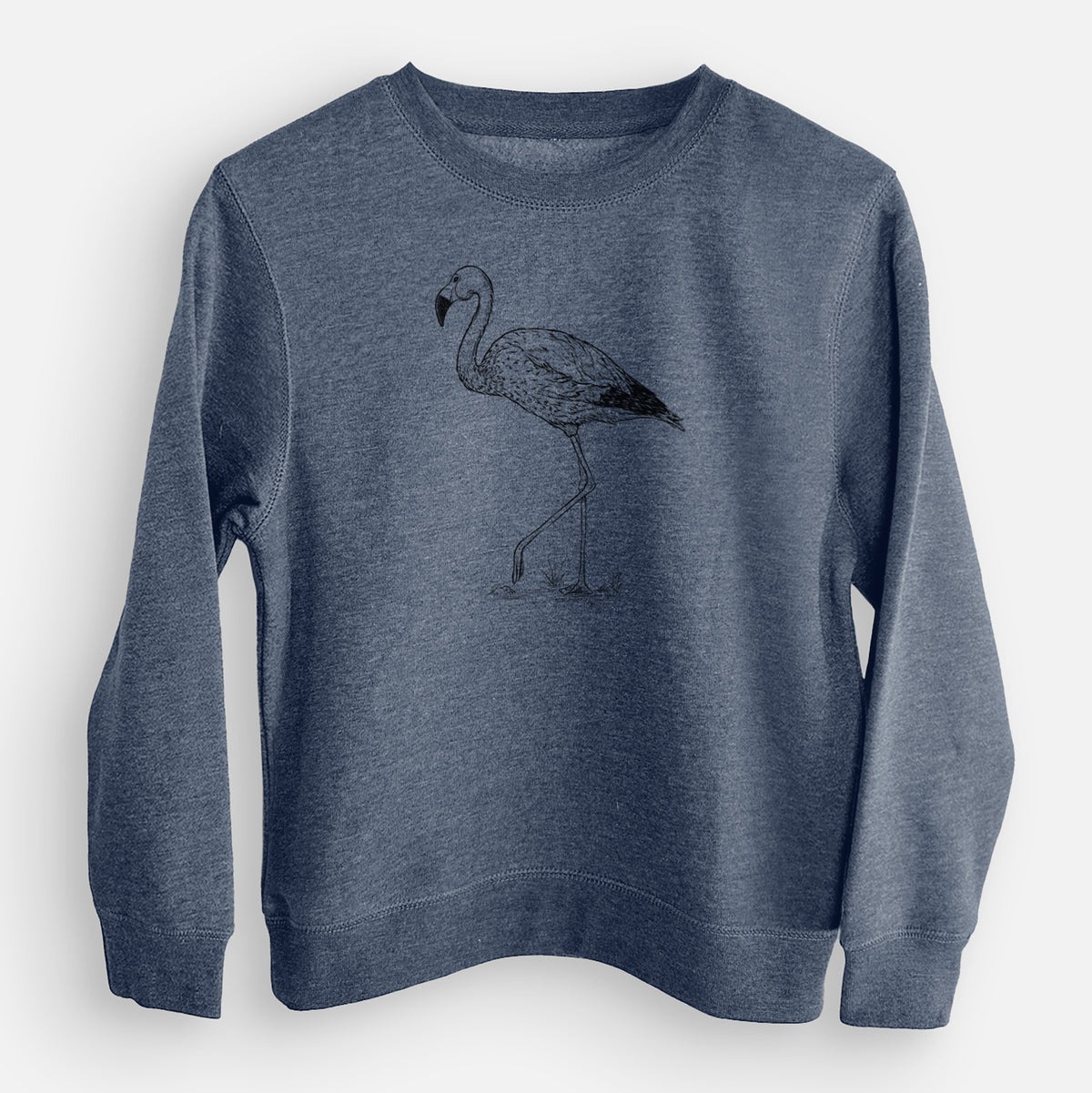 Andean Flamingo - Phoenicoparrus andinus - Youth Lightweight Crewneck Sweatshirt