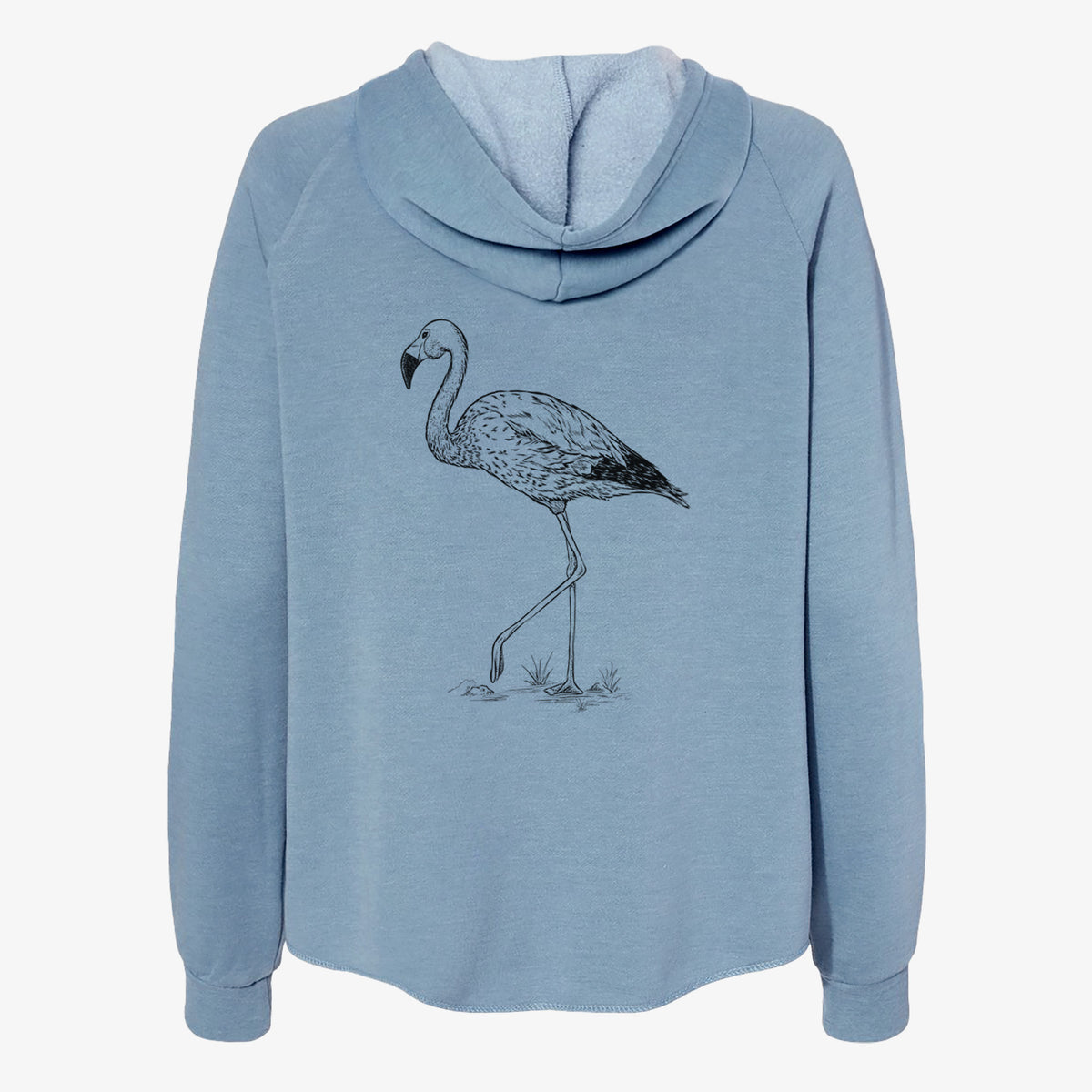 Andean Flamingo - Phoenicoparrus andinus - Women's Cali Wave Zip-Up Sweatshirt