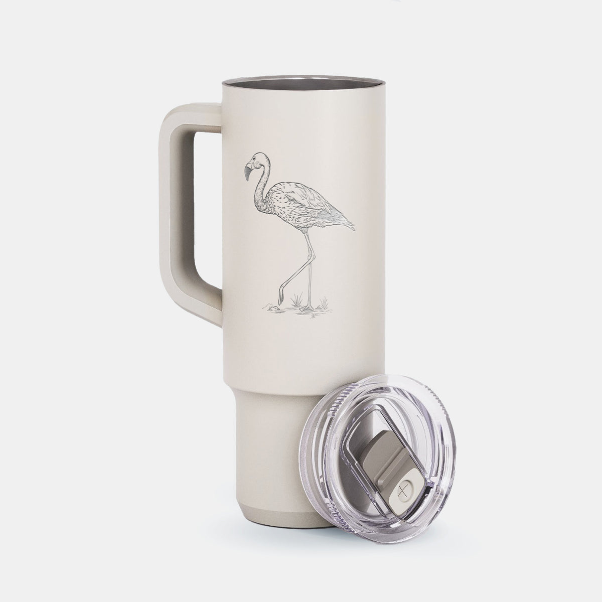 Andean Flamingo - Phoenicoparrus andinus - 40oz Skinny Recharge Tumbler