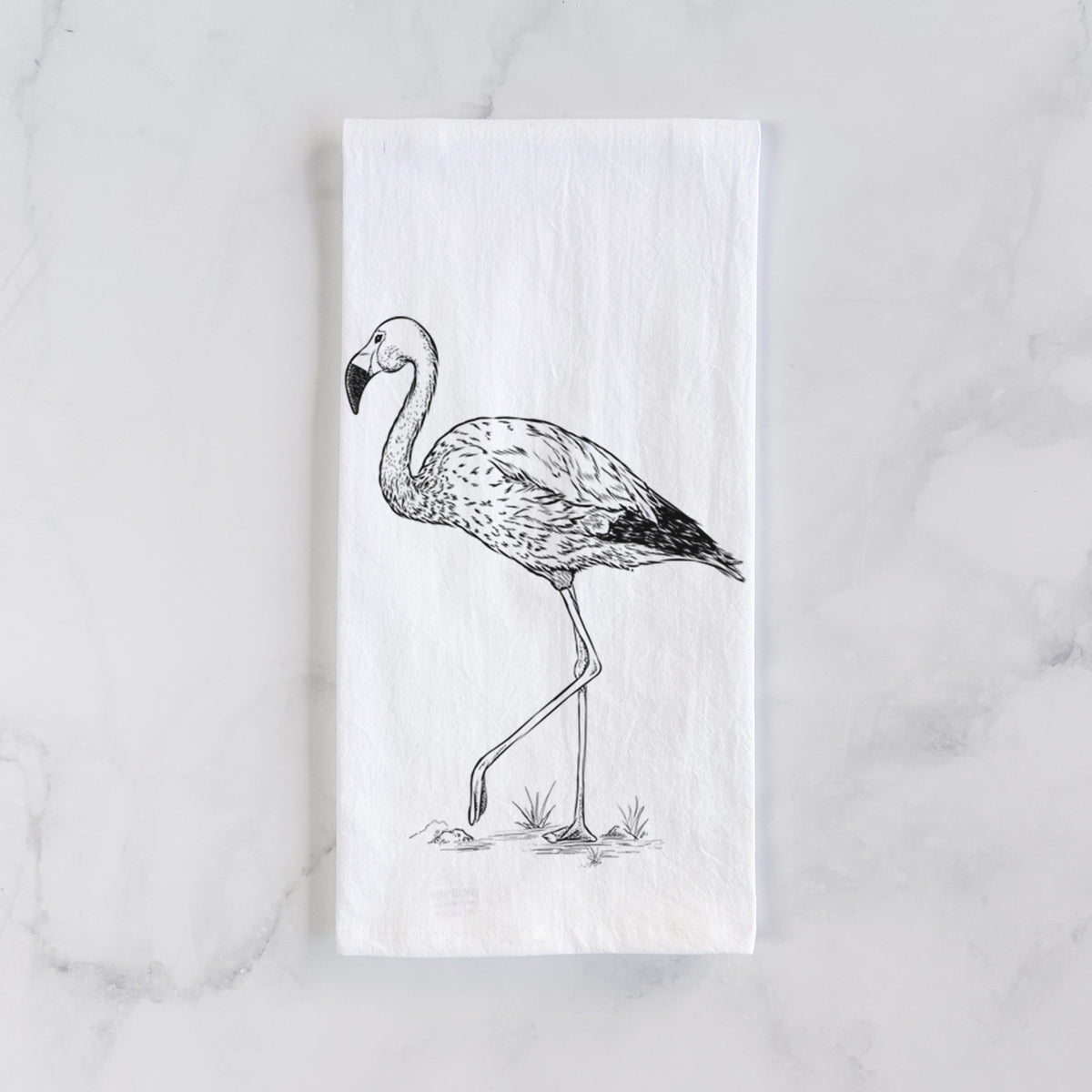 Andean Flamingo - Phoenicoparrus andinus Tea Towel