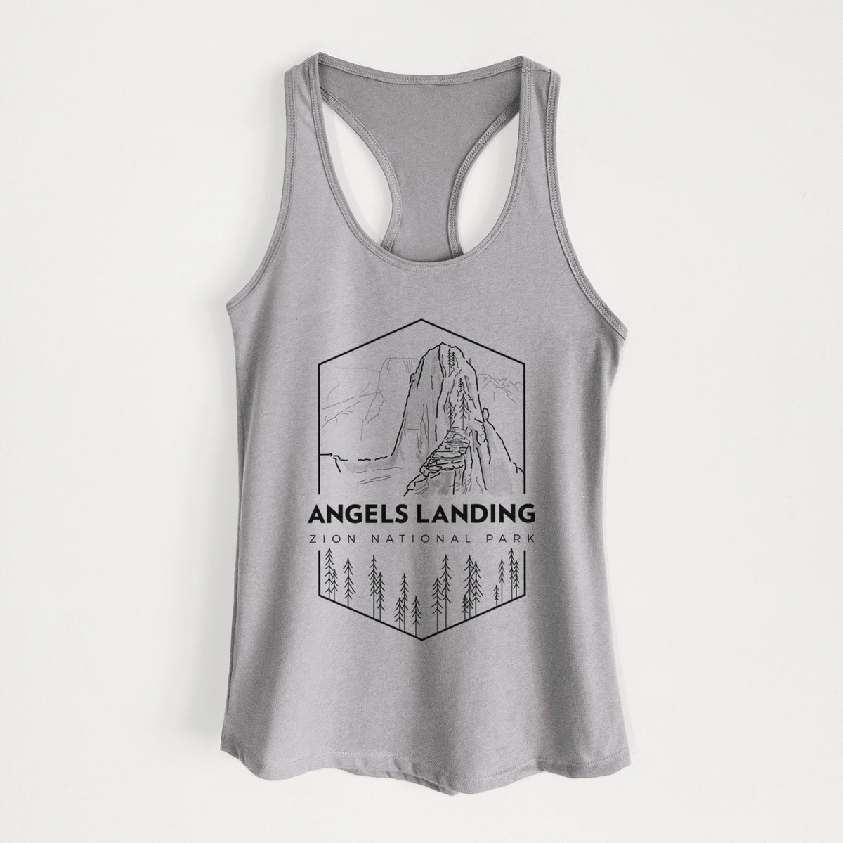 Angels Landing - Zion National Park - Women's Racerback Tanktop
