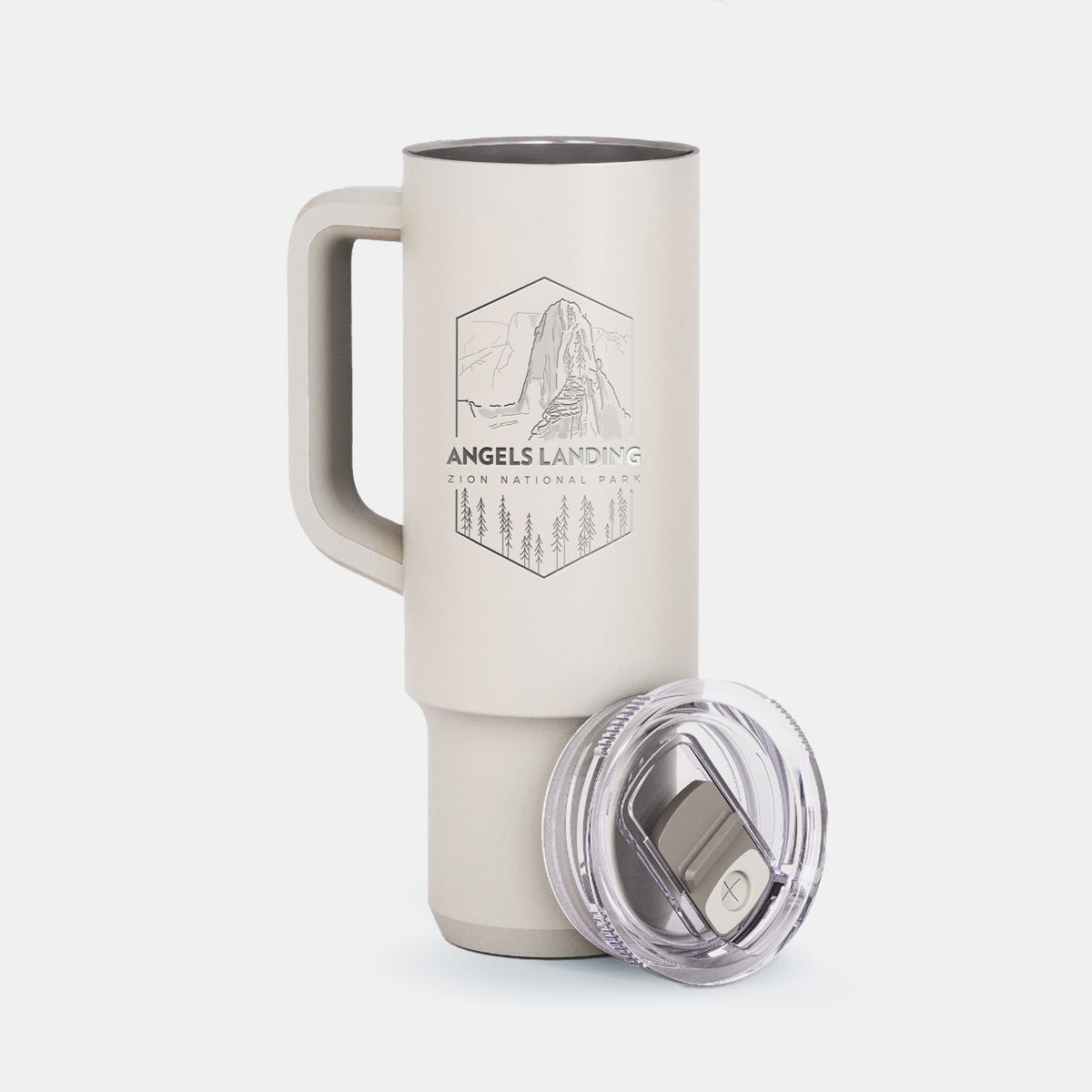 Angels Landing - Zion National Park - 40oz Skinny Recharge Tumbler